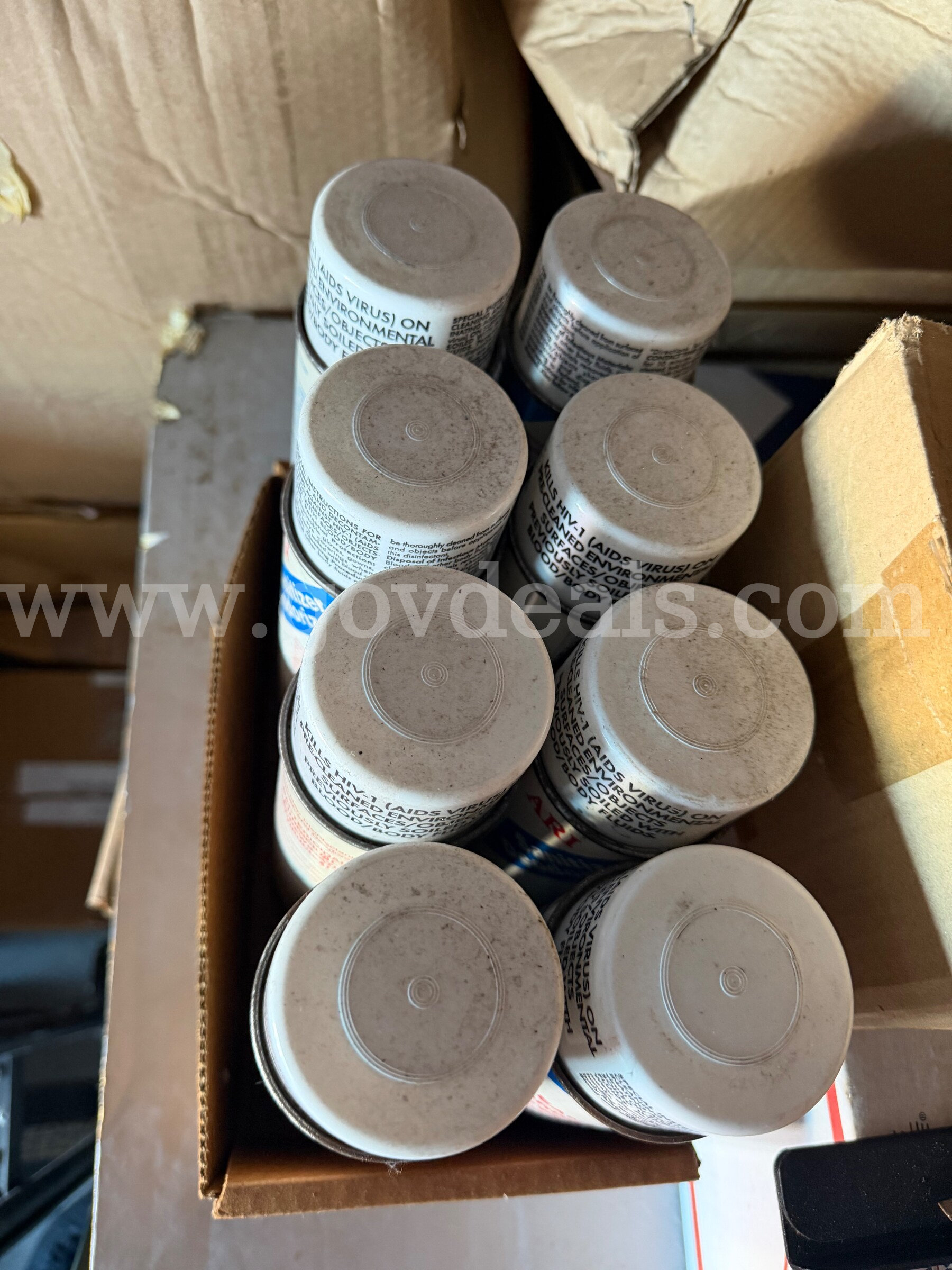 LOT OF 8 ARI SANITIZER DEODORIZER II SPRAY  NET CONTENTS 11oz (312GM) CUSTOM ORDER *WILL SHIP*  312GM Government Surplus Auction - Primary Photo