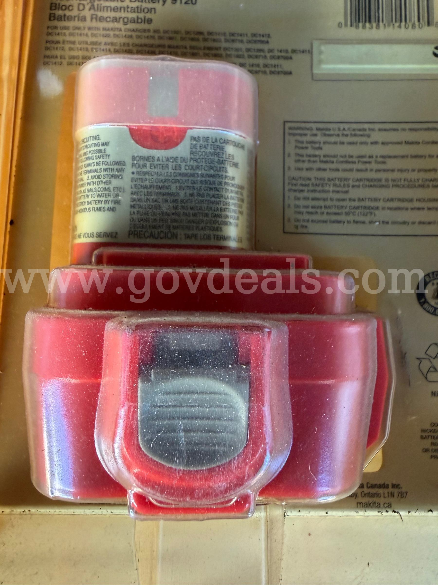 MAKITA RECHARGEABLE BATTERY 9120 NEW OLD STOCK  FACTORY SEALED *WILL SHIP*  9120 Government Surplus Auction - Photo #2