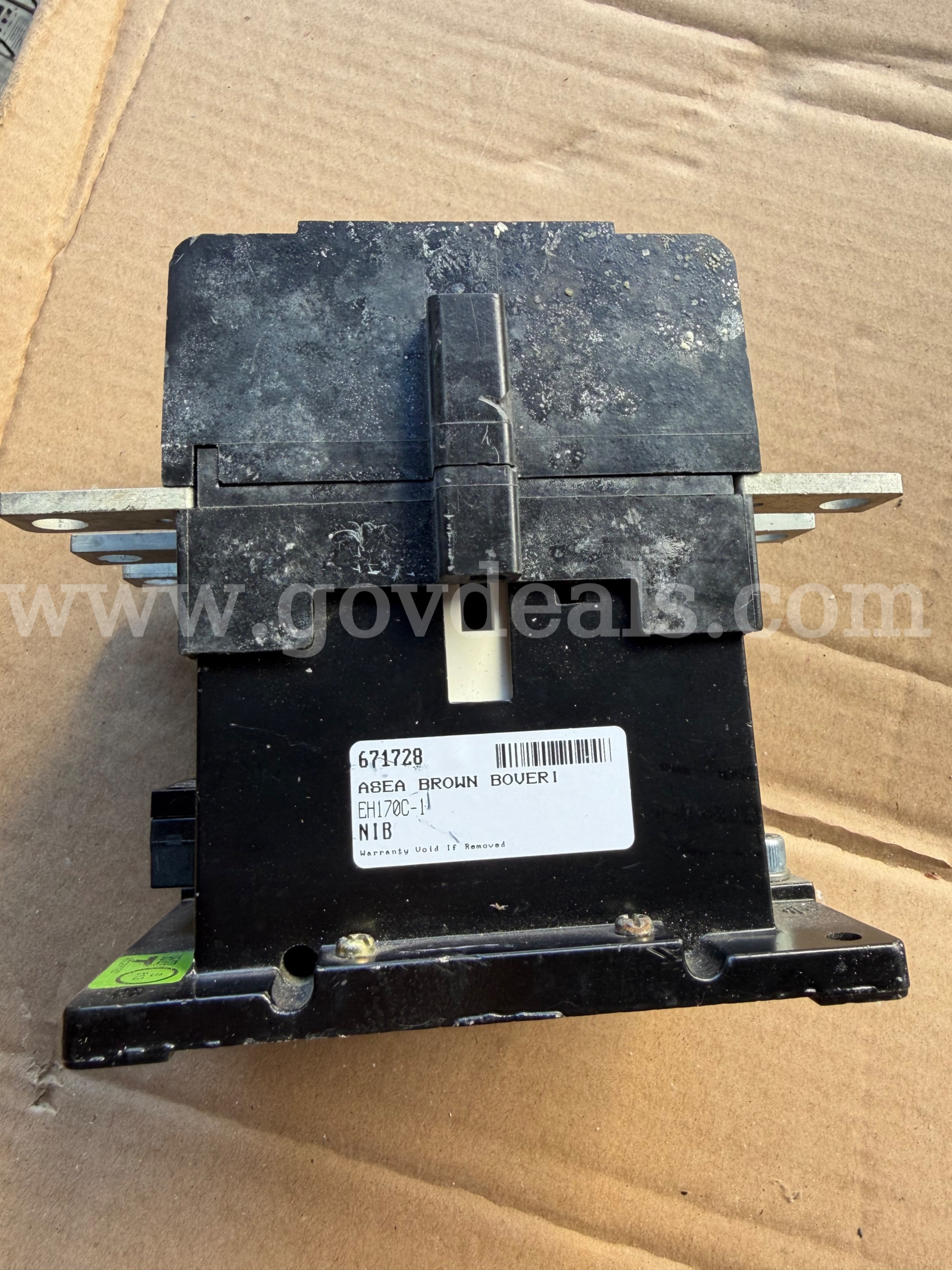 ABB Contactor EH 170 EH170C-1 230-300A 200hp Max 600V 3P No Coil Used *WILL SHIP*  170 Government Surplus Auction - Photo #6