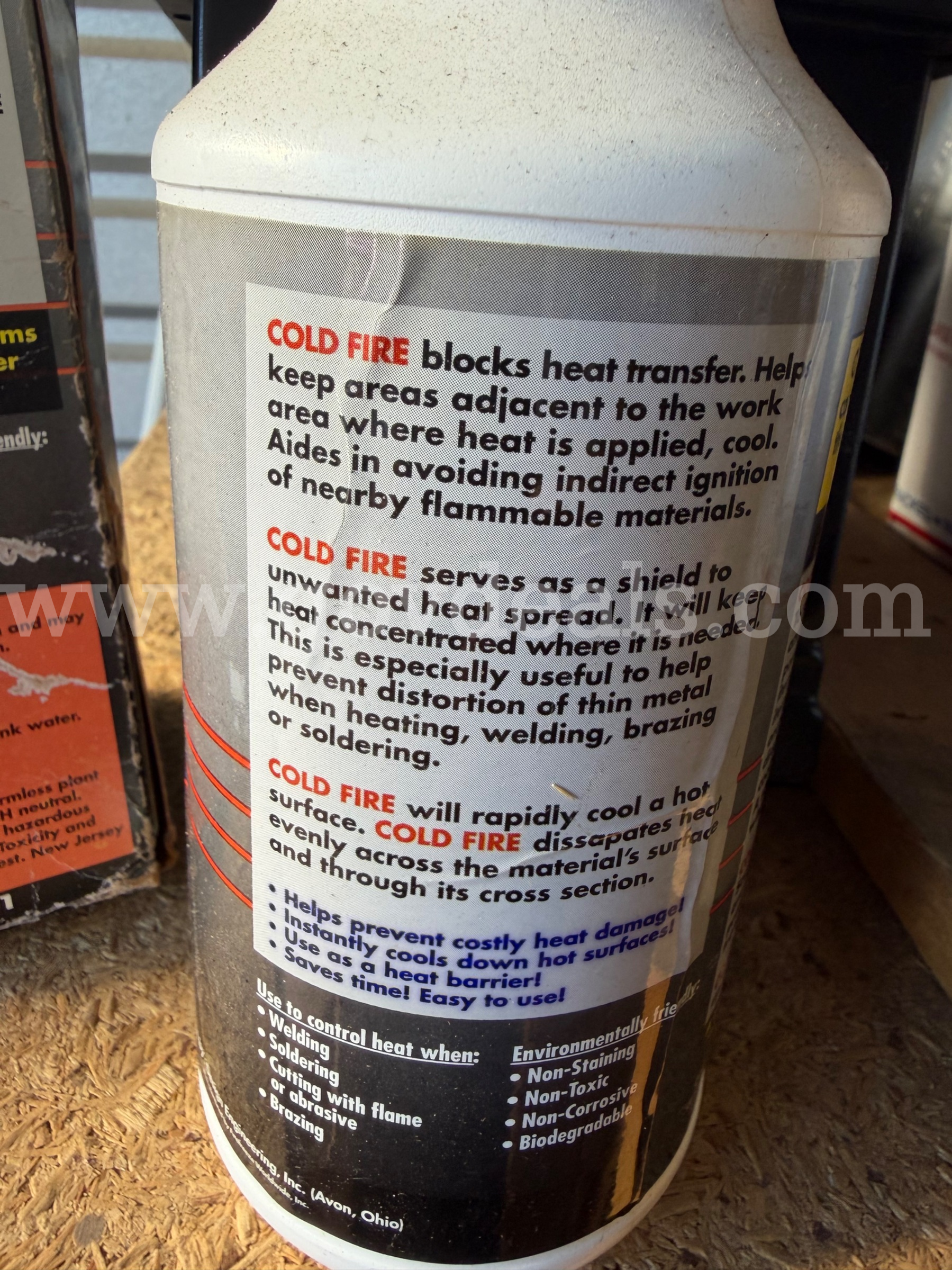 DEI Cold Fire Surface Cooling Spray 32oz Shop Mechanic New Weld Hot Rod *WILL SHIP*   Government Surplus Auction - Photo #6