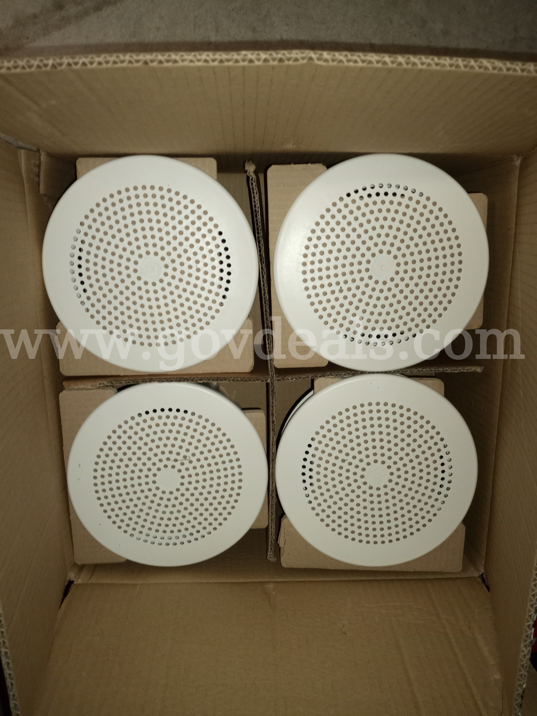 LOT OF 2 Bouyer Design CEILING LOUDSPEAKER 10W ENCLOSURE RB-6501 MADE IN FRANCE *WILL SHIP*  6501 Government Surplus Auction - Photo #4