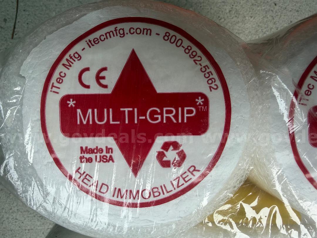 LOT OF 2 PACK HEAD IMMOBILIZER MULTI-GRIP BY ITEC MFG NEW IN PACK   Government Surplus Auction - Photo #5
