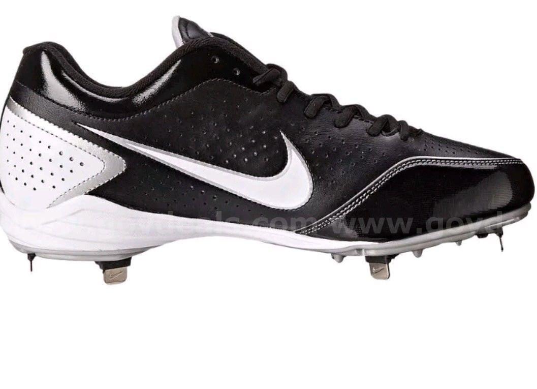 Nike Gamer Conversion Baseball Cleats, #469728-011,Blk/White,Metal SIZE 14 NEW *WILL SHIP*  011 Government Surplus Auction - Photo #6