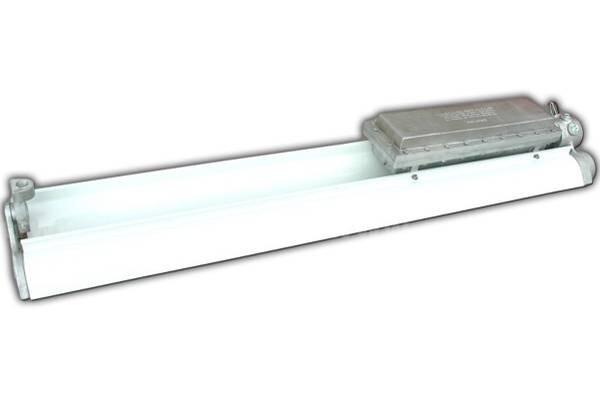 ONE (1) Dimmable Explosion Proof, EPL-48-2L-T5HO-D Waterproof Fluorescent Light -Paint Booth, Rigs - 2 Lamp - 4 foot   Government Surplus Auction - Photo #5