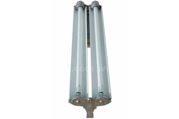 ONE (1) Dimmable Explosion Proof, EPL-48-2L-T5HO-D Waterproof Fluorescent Light -Paint Booth, Rigs - 2 Lamp - 4 foot   Government Surplus Auction - Photo #3