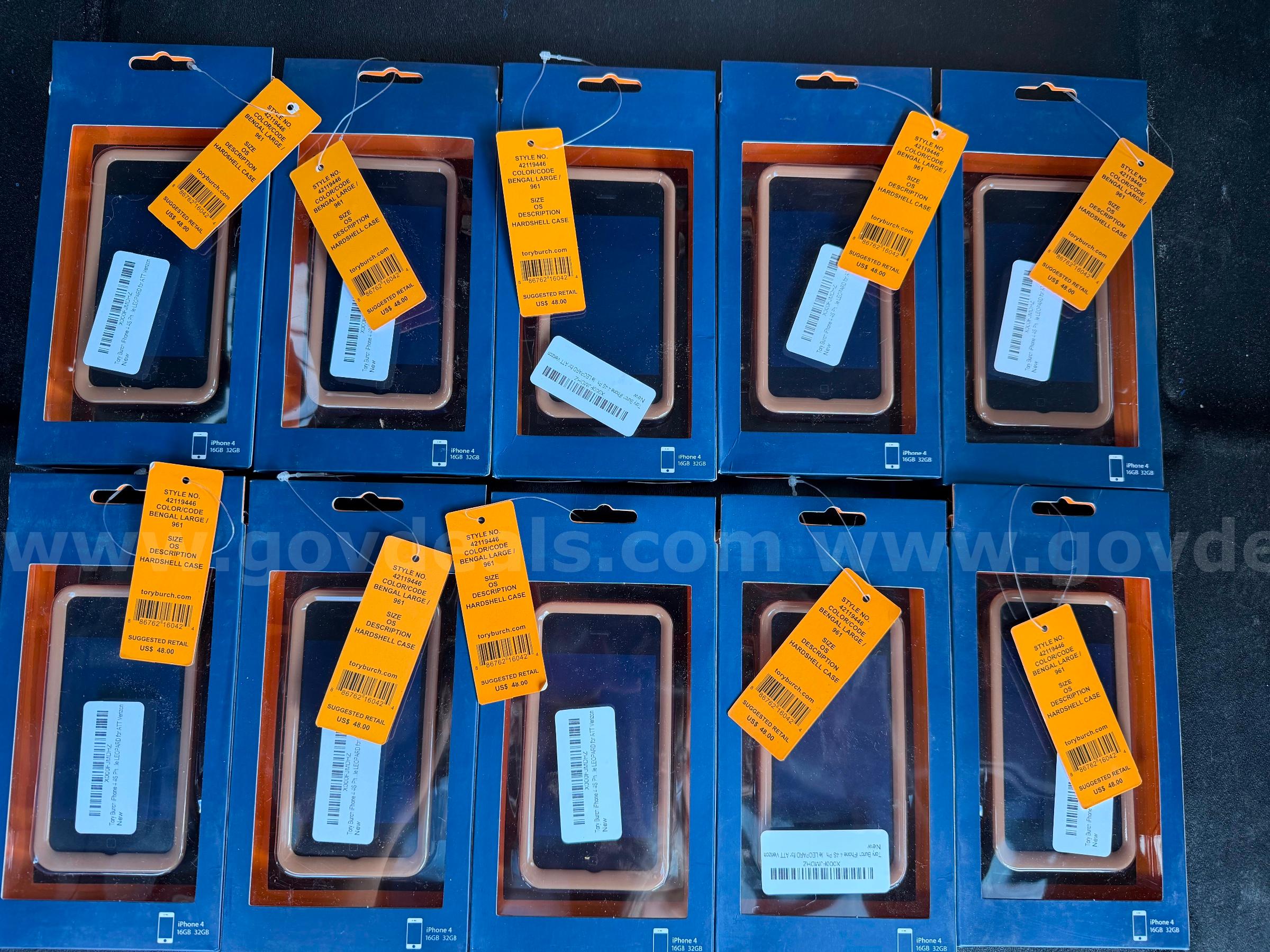 Lot of 10 IPhone cases “Tory Burch” brand new with tags $48 *WILL SHIP*  IPhone Government Surplus Auction - Photo #5