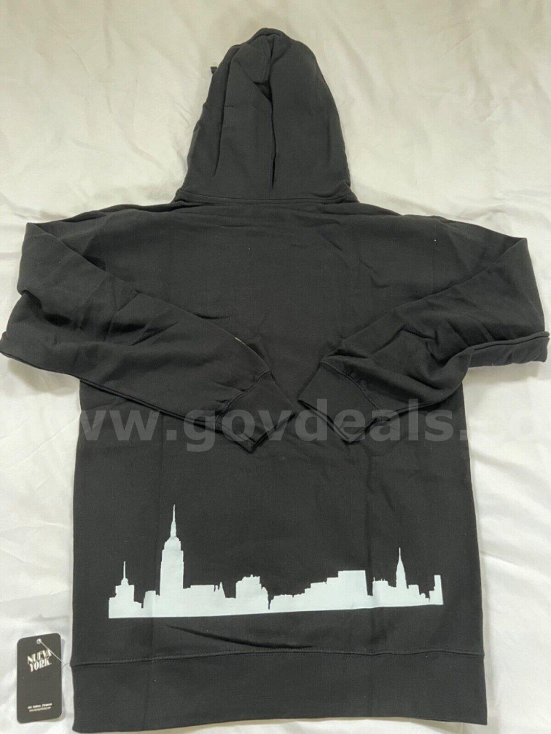 LOT OF 3 NEW YORK (NUEVA YORK) MEN'S HOODIE NY MADE IN USA NWT *WILL SHIP*   Government Surplus Auction - Photo #3