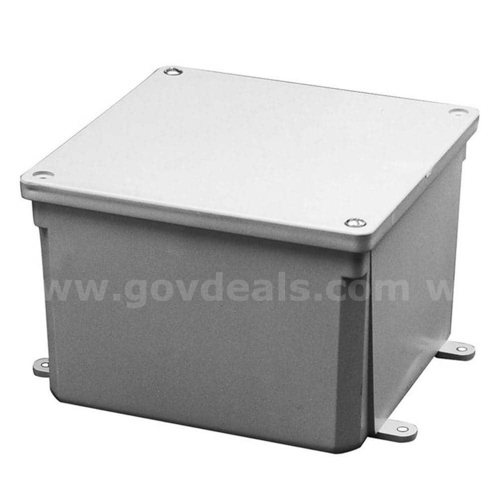 LOT OF 5 PCS CARLON LAMSON & SESSIONS NONMETALIC JUNCTION BOX 4"X4"X2" E989NNJ NEW *WILL SHIP*  E989NNJ Government Surplus Auction - Photo #6