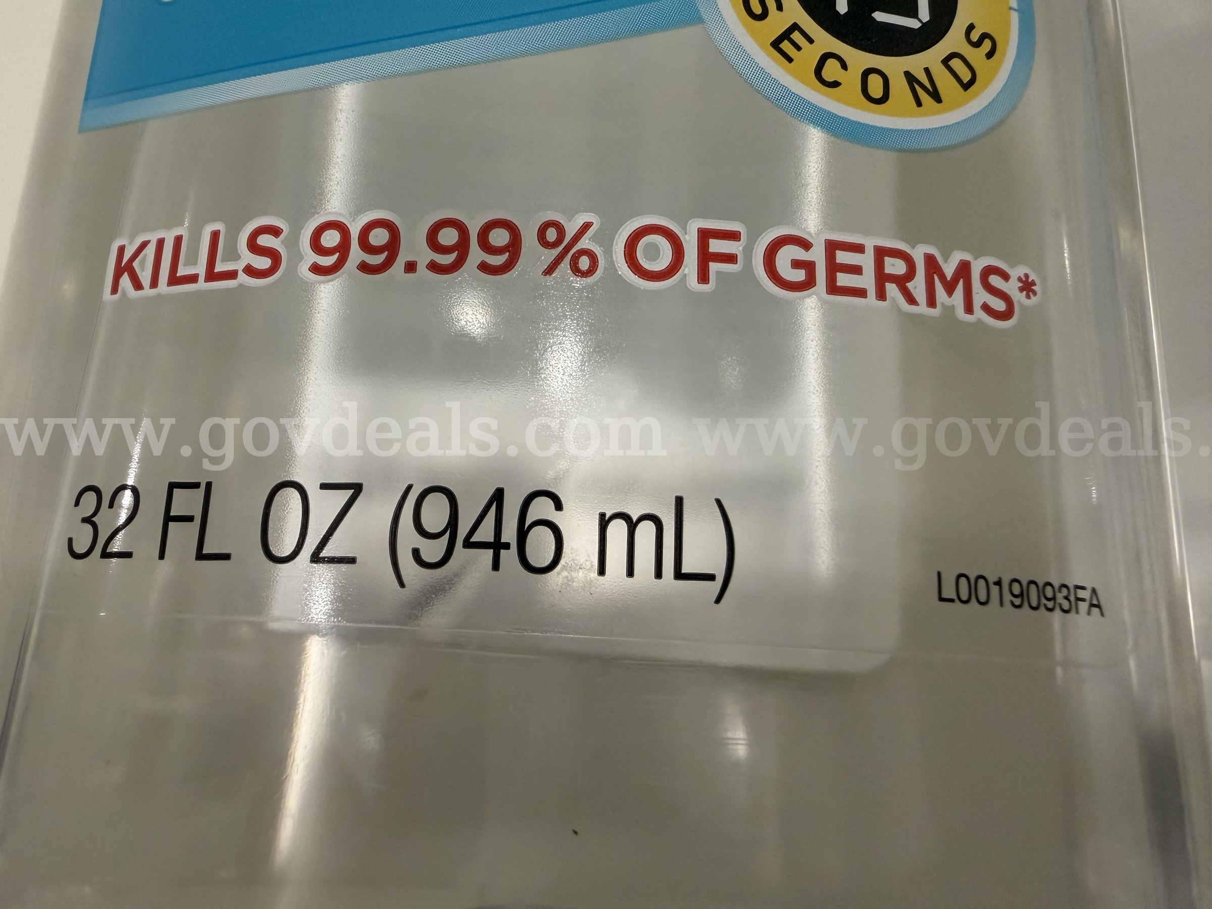LOT OF 8 Big Size GERM-X Hand Sanitizer, 32 oz Flip-Cap Bottle NEW *WILL SHIP*   Government Surplus Auction - Photo #5