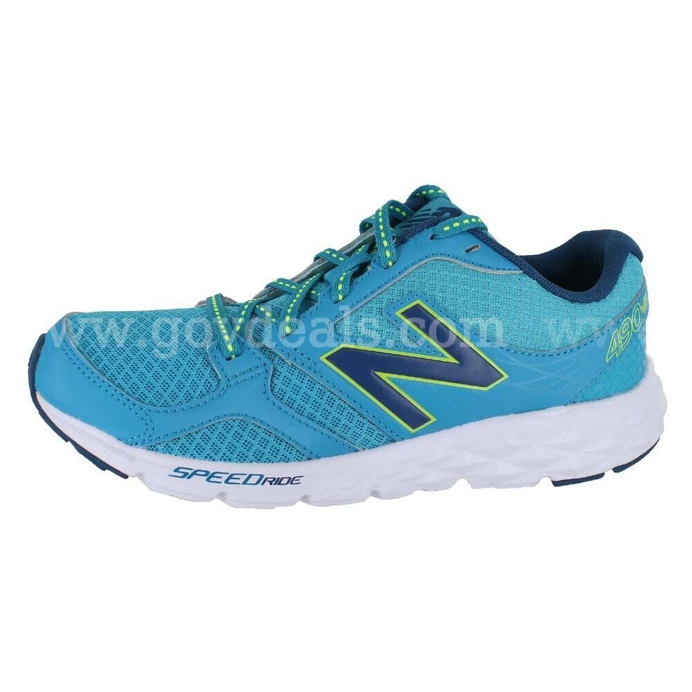 RARE/ New Balance Women's Classics Running Sneakers W490LT3 B Aqua Blue Size 10 Medium new *WILL SHIP*   Government Surplus Auction - Primary Photo