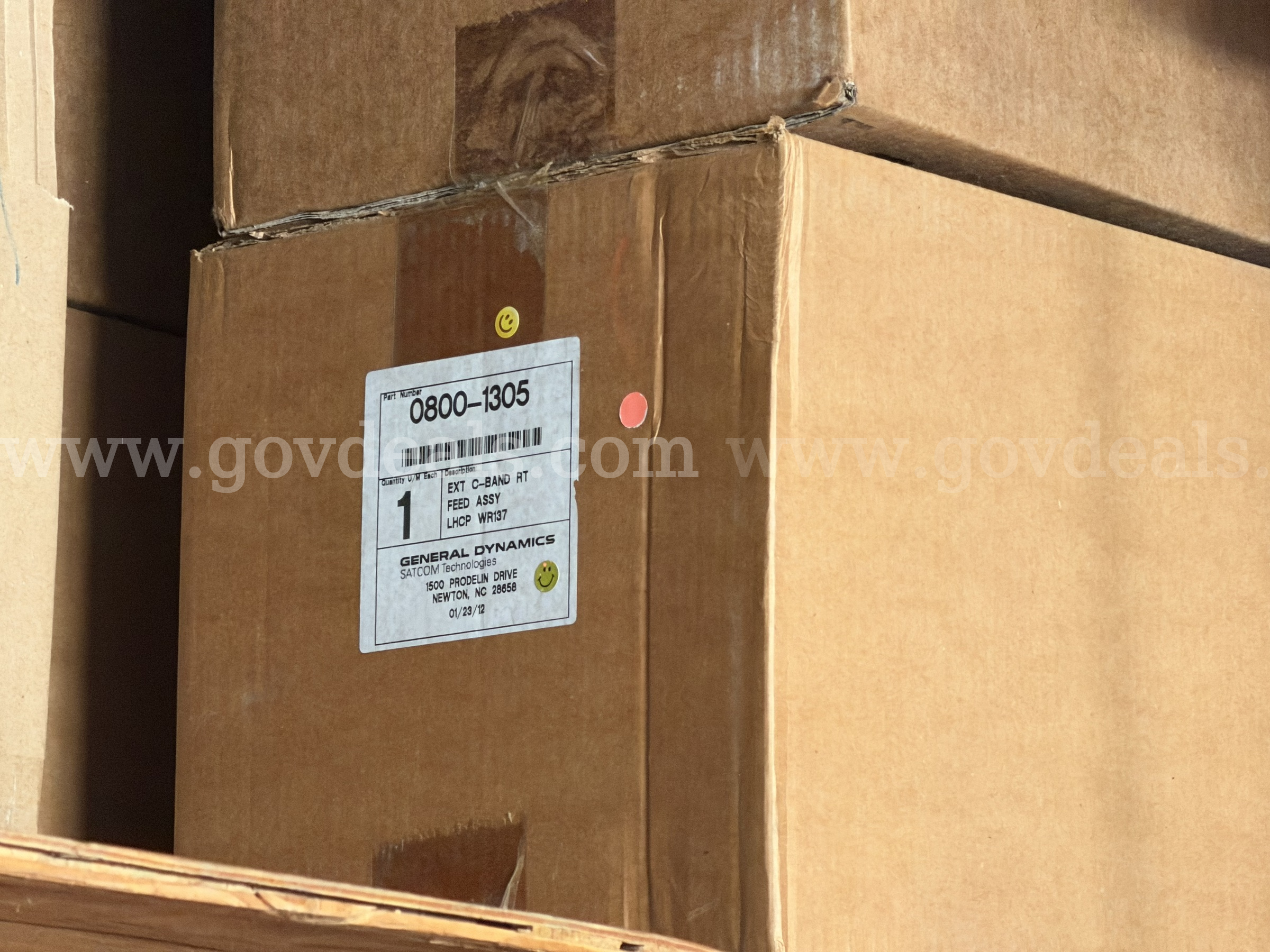 PRODELIN GENERAL DYNAMICS CIRCULAR C BAND 800 MHz TX/RX FEED 0800-1305 *WILL SHIP*  800 Government Surplus Auction - Photo #4