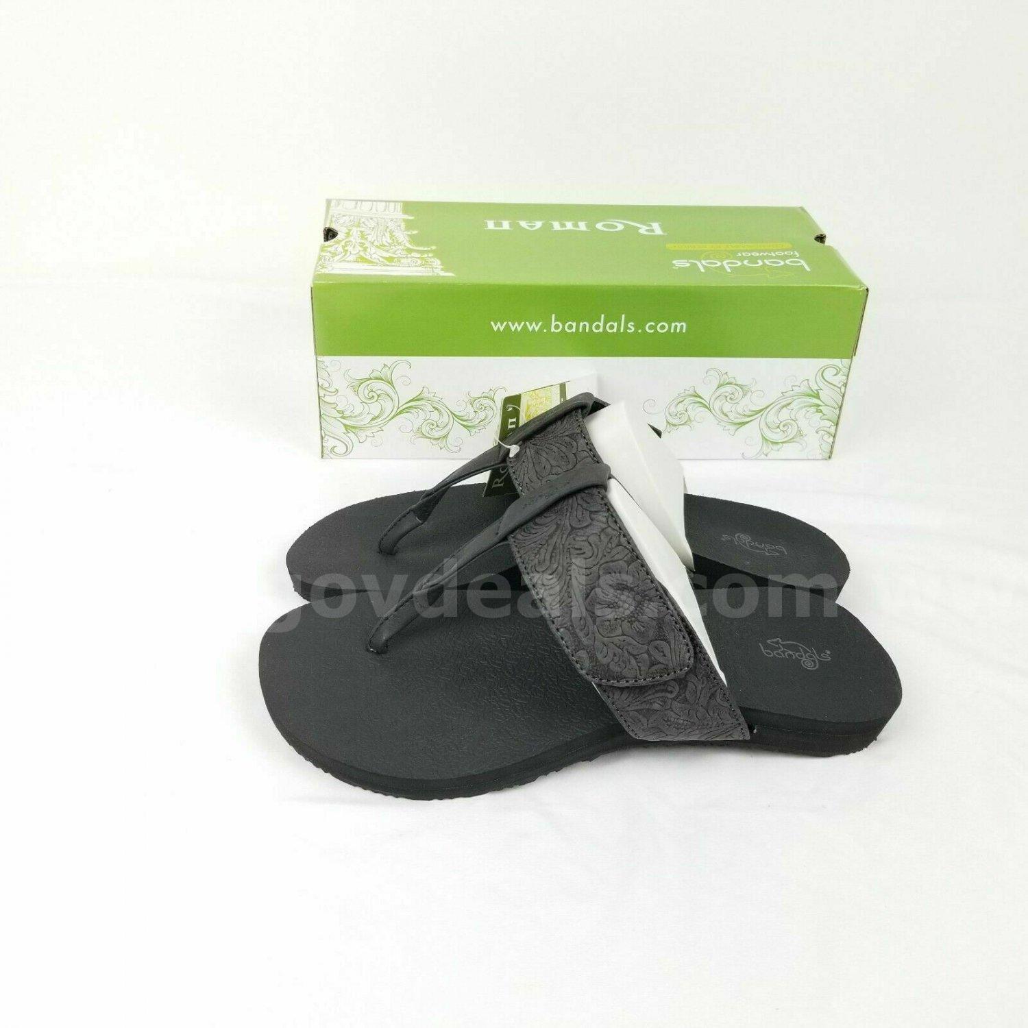 Bandals Women's Black Roman Interchangeable Band Sandals Size 7 NEW IN BOX *WILL SHIP*   Government Surplus Auction - Photo #2
