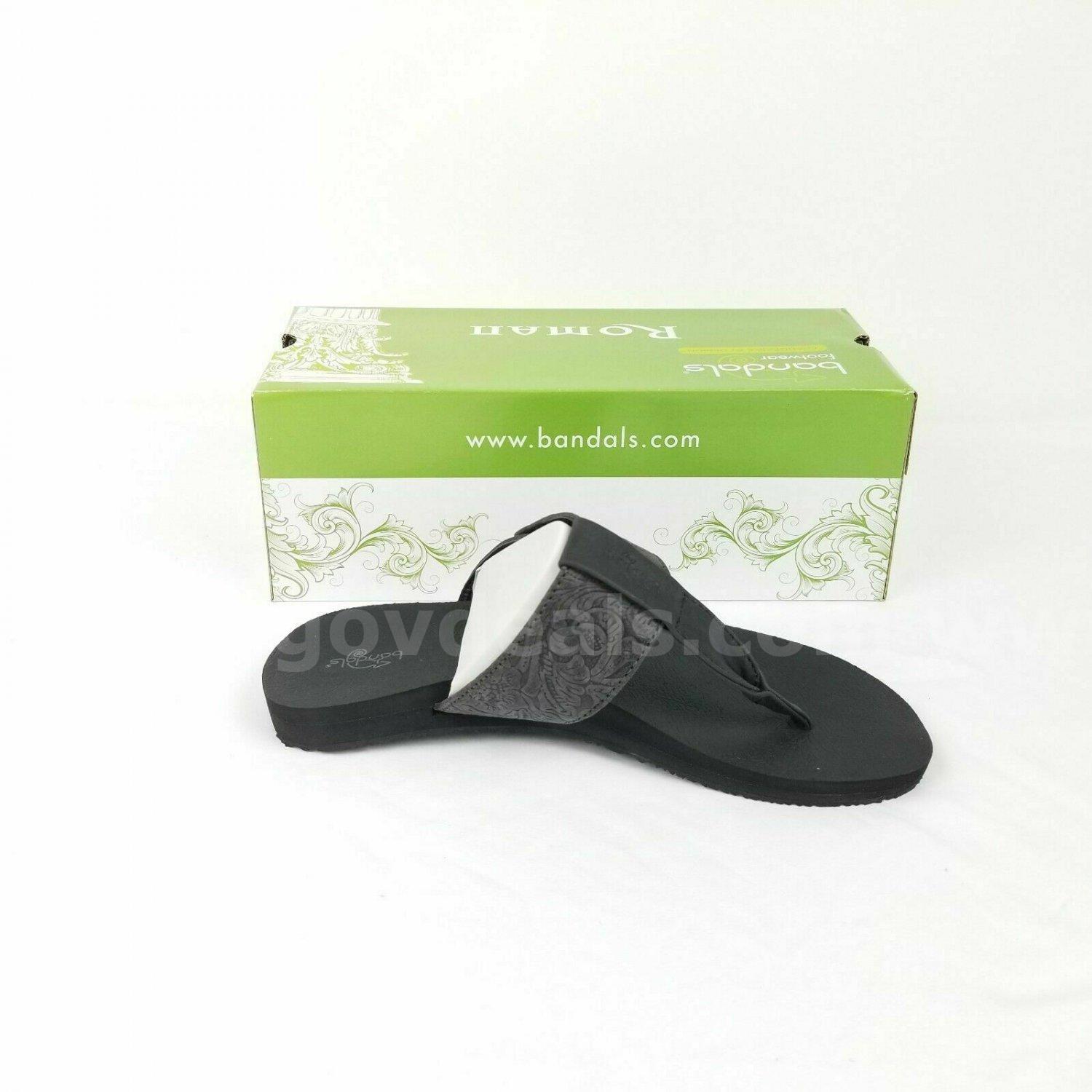 Bandals Women's Black Roman Interchangeable Band Sandals Size 7 NEW IN BOX *WILL SHIP*   Government Surplus Auction - Photo #5