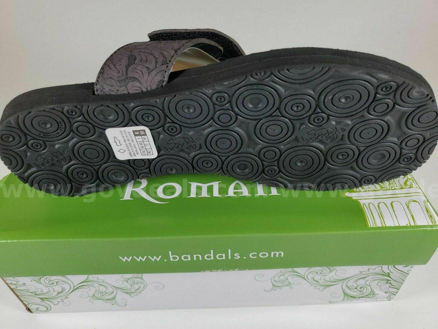 Bandals Women's Black Roman Interchangeable Band Sandals Size 7 NEW IN BOX *WILL SHIP*   Government Surplus Auction - Photo #3