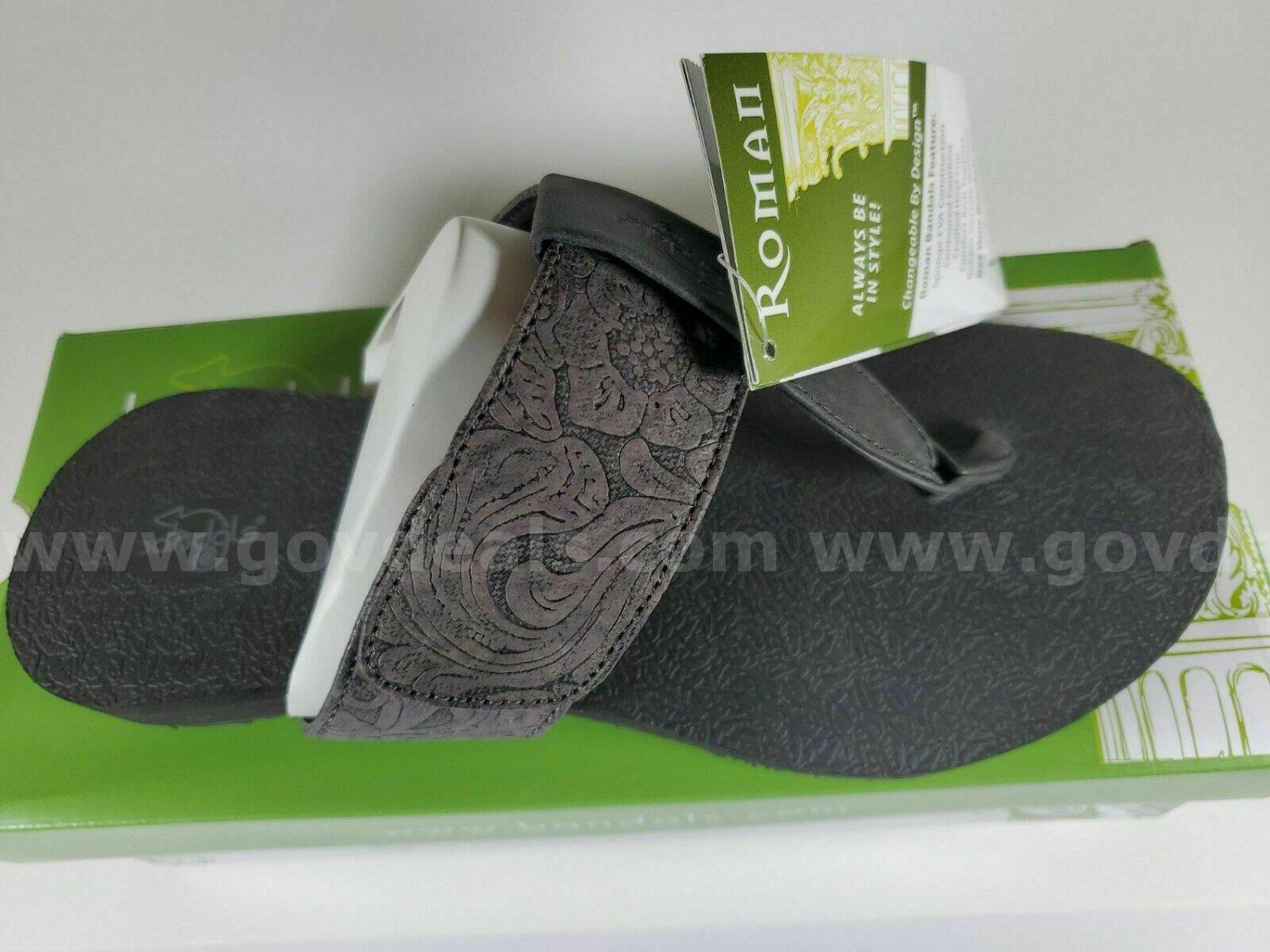 Bandals Women's Black Roman Interchangeable Band Sandals Size 7 NEW IN BOX *WILL SHIP*   Government Surplus Auction - Photo #4