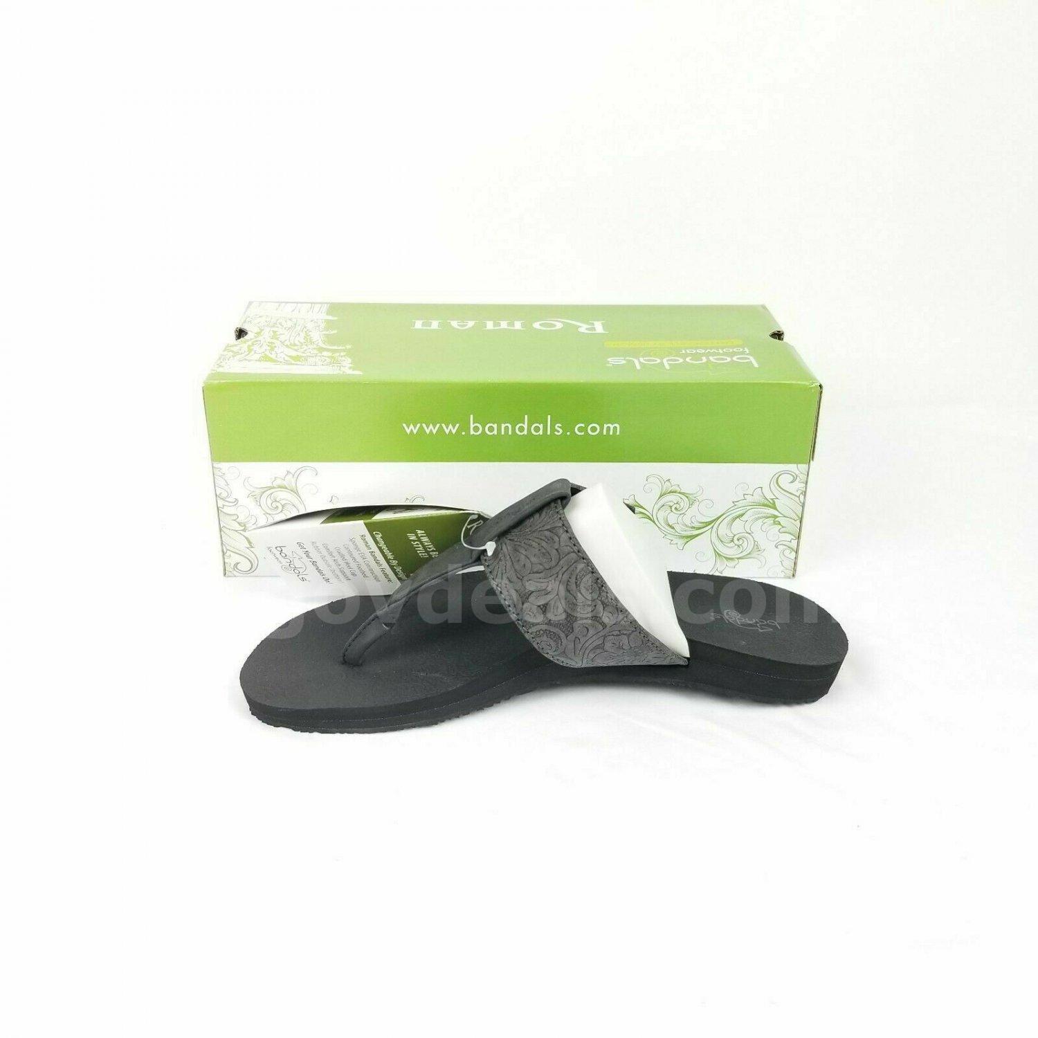 Bandals Women's Black Roman Interchangeable Band Sandals Size 10 NEW IN BOX *WILL SHIP*   Government Surplus Auction - Photo #6