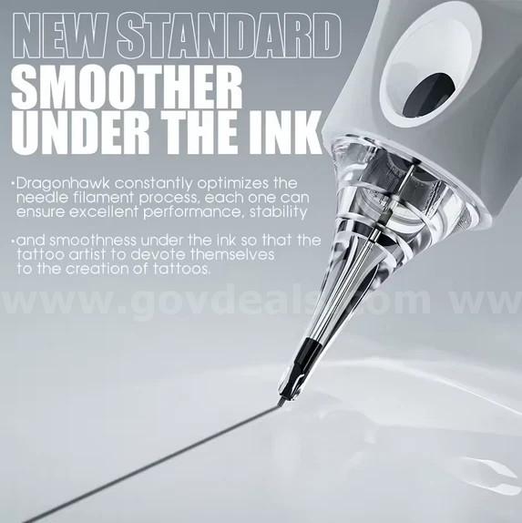 Mast Tattoo Cyber Tattoo Needles Cartridges for Pro Tattoo Artists,50-Count 2028 NIB *WILL SHIP*   Government Surplus Auction - Photo #3
