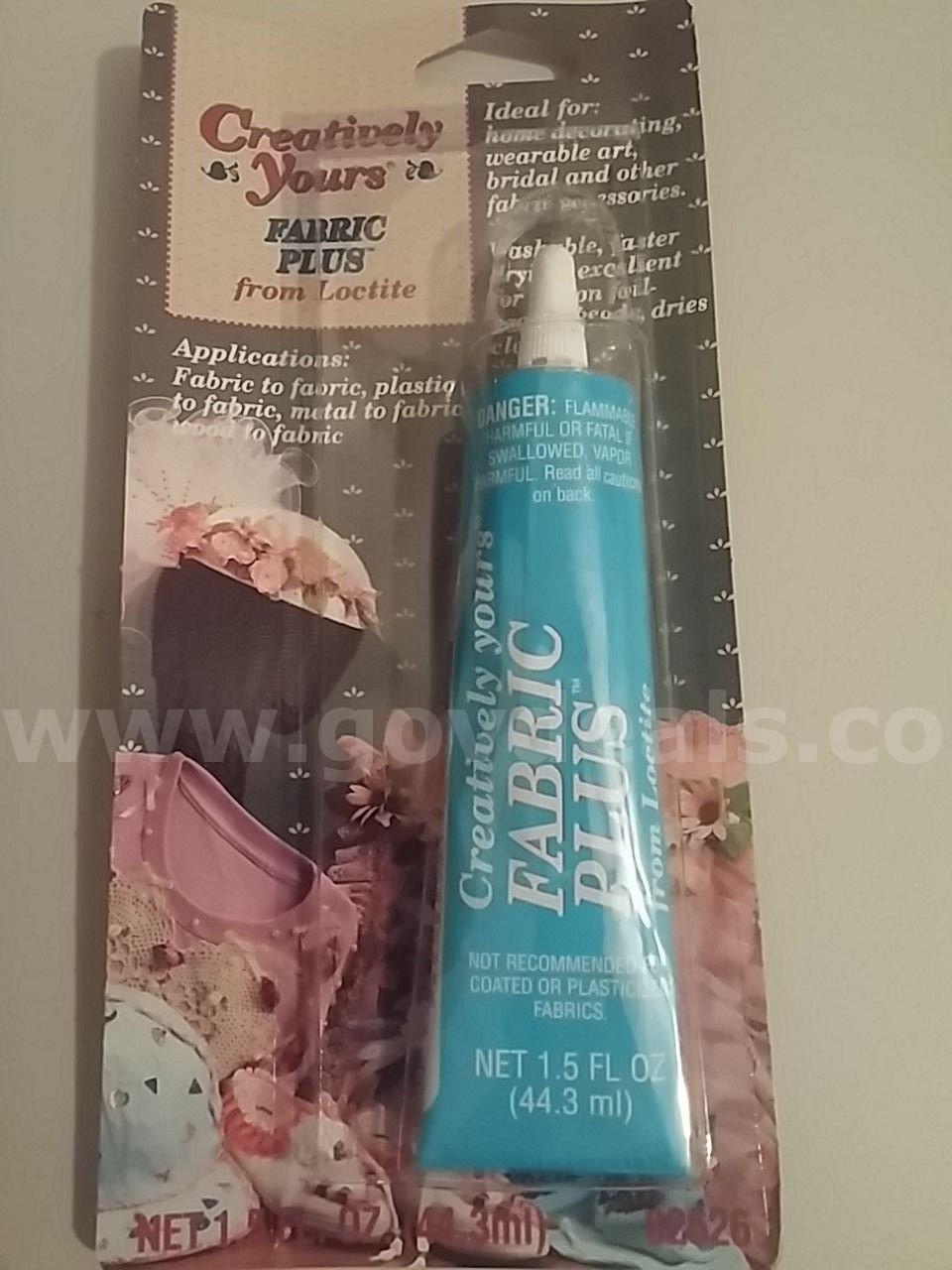 Lot of 12 LOCTITE GLUE Fabric Plus Creatively Yours FROM LOCTITE 1.5 fl.oz 44.3ml MADE IN USA,NEW *WILL SHIP*   Government Surplus Auction - Photo #3