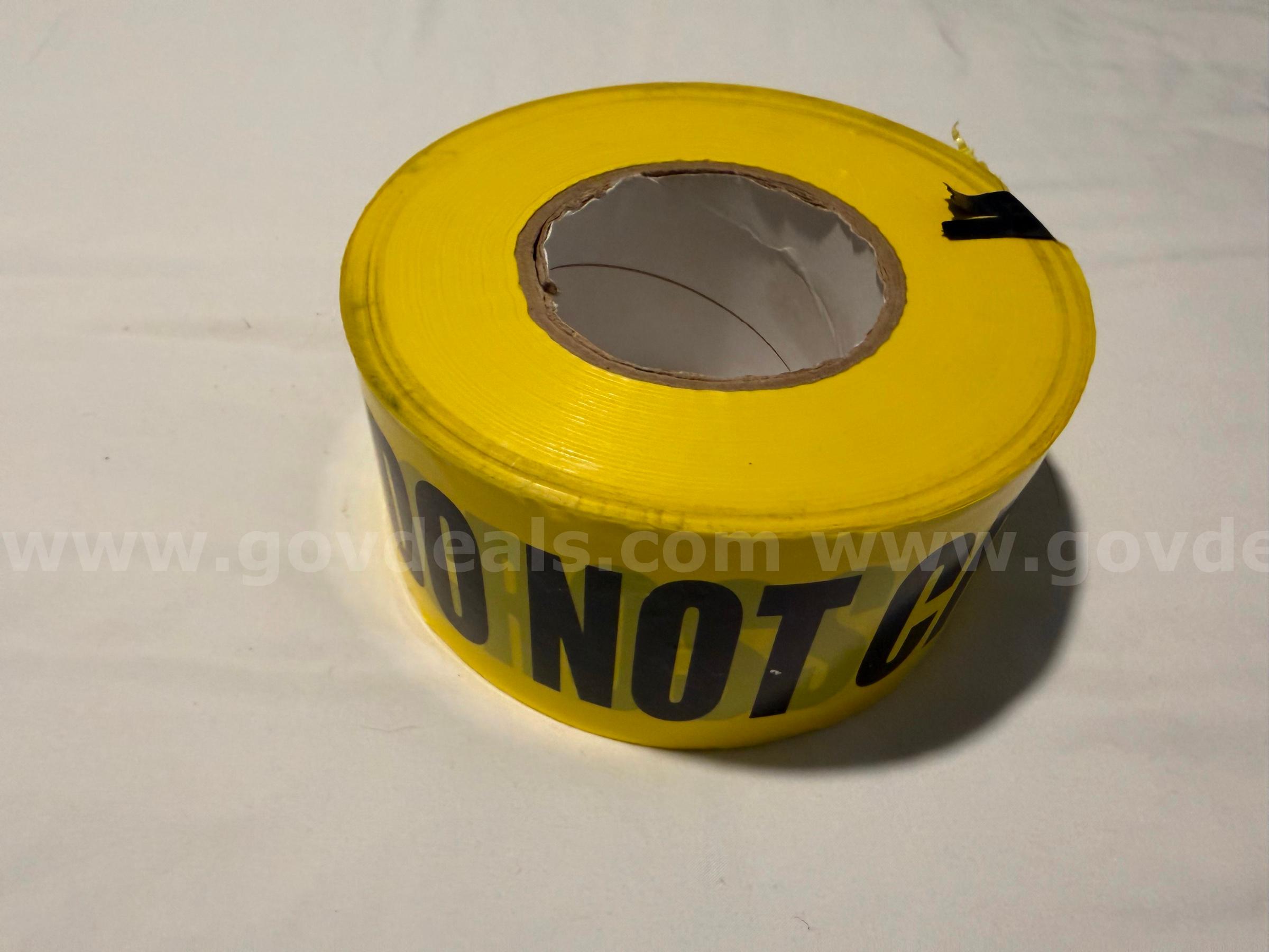 Big roll “POLICE LINE DO NOT CROSS” * WILL SHIP*   Government Surplus Auction - Photo #2