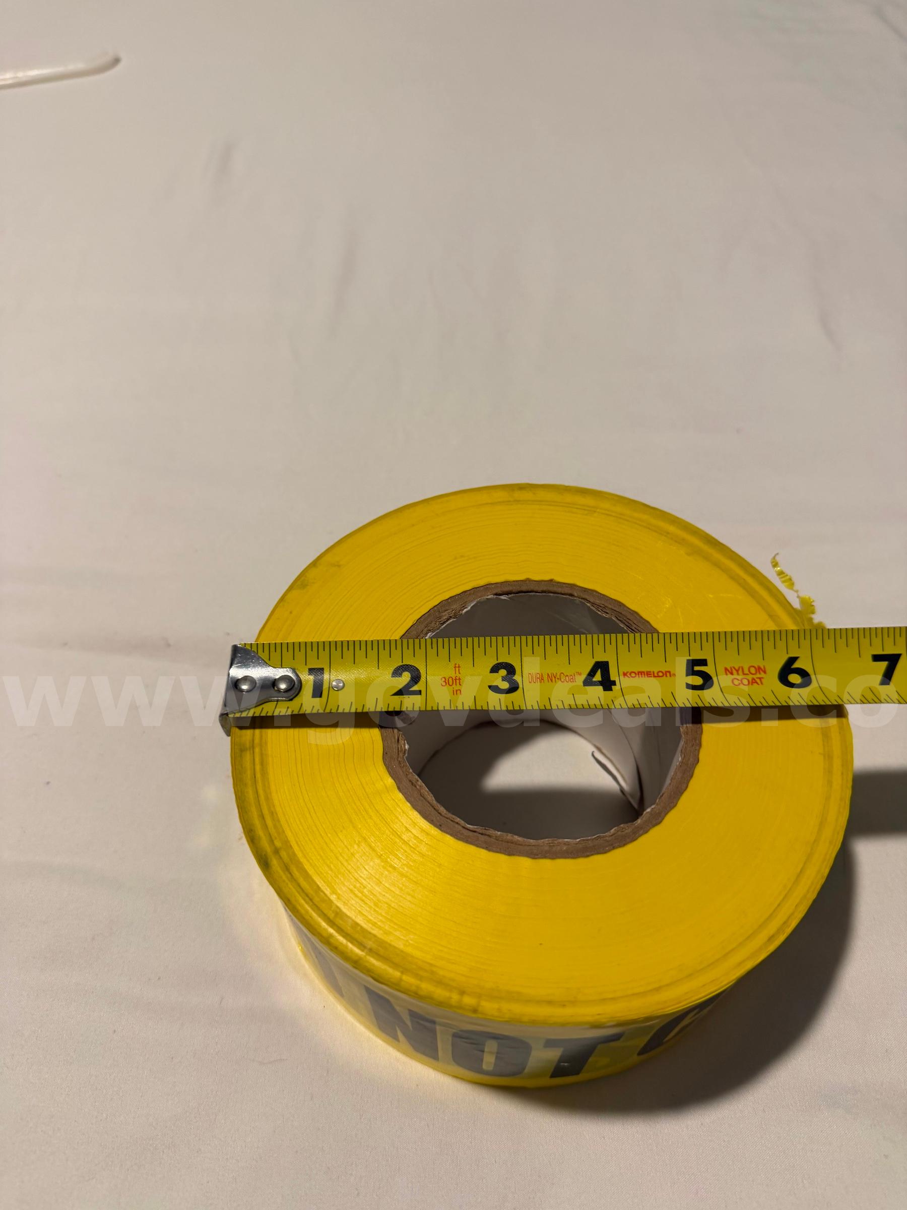 Big roll “POLICE LINE DO NOT CROSS” * WILL SHIP*   Government Surplus Auction - Photo #5