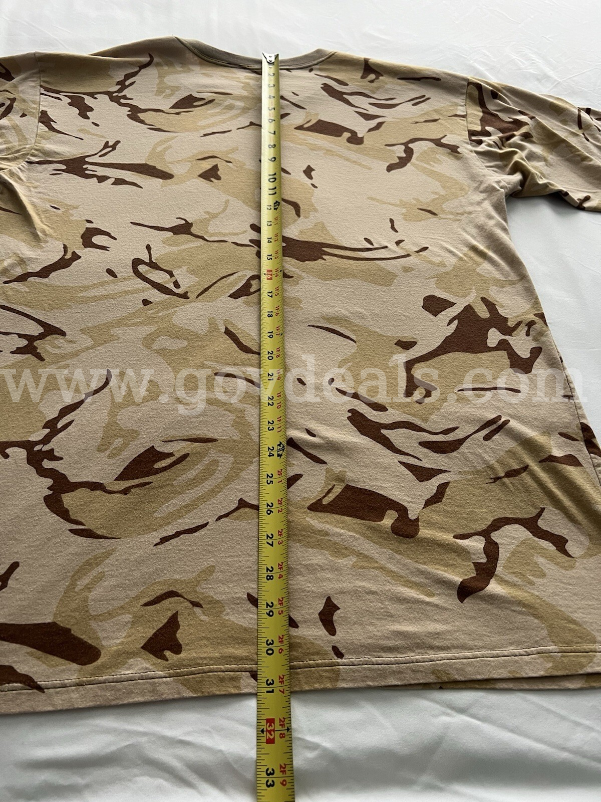 MILITARY STYLE MEN'S CAMOUFLAGE T-SHIRT MULTICOLOR/TAN-CREME SIZE MEDIUM/LARGE *WILL SHIP*   Government Surplus Auction - Photo #6