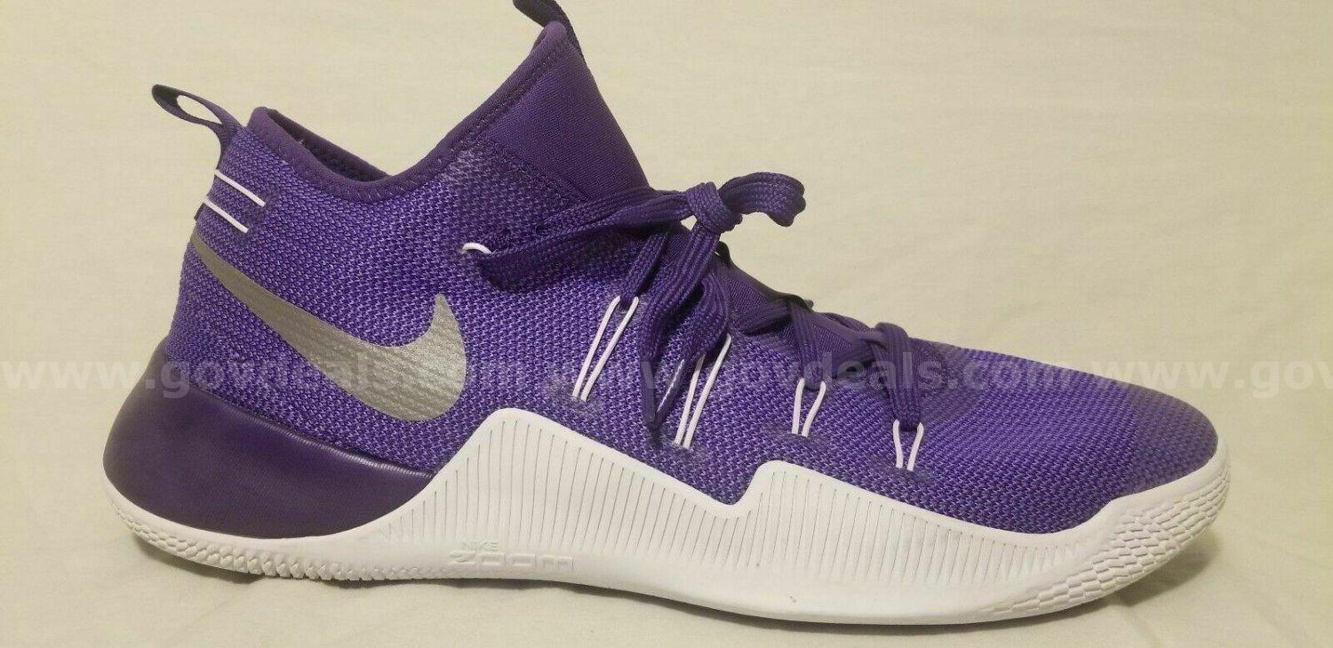 Nike Zoom Hypershift Basketball Shoes 856488-551 Men's Size 16 Purple White NEW *WILL SHIP*   Government Surplus Auction - Photo #3