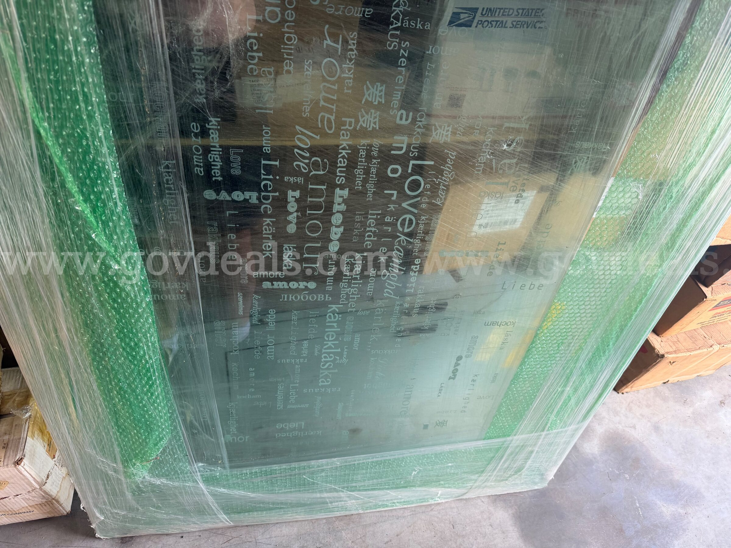 1(ONE) BIG GLASS TOP  SIZE 72" x 41" x 0.8" CONDITIONS MINT COLOR CLEAR   Government Surplus Auction - Primary Photo