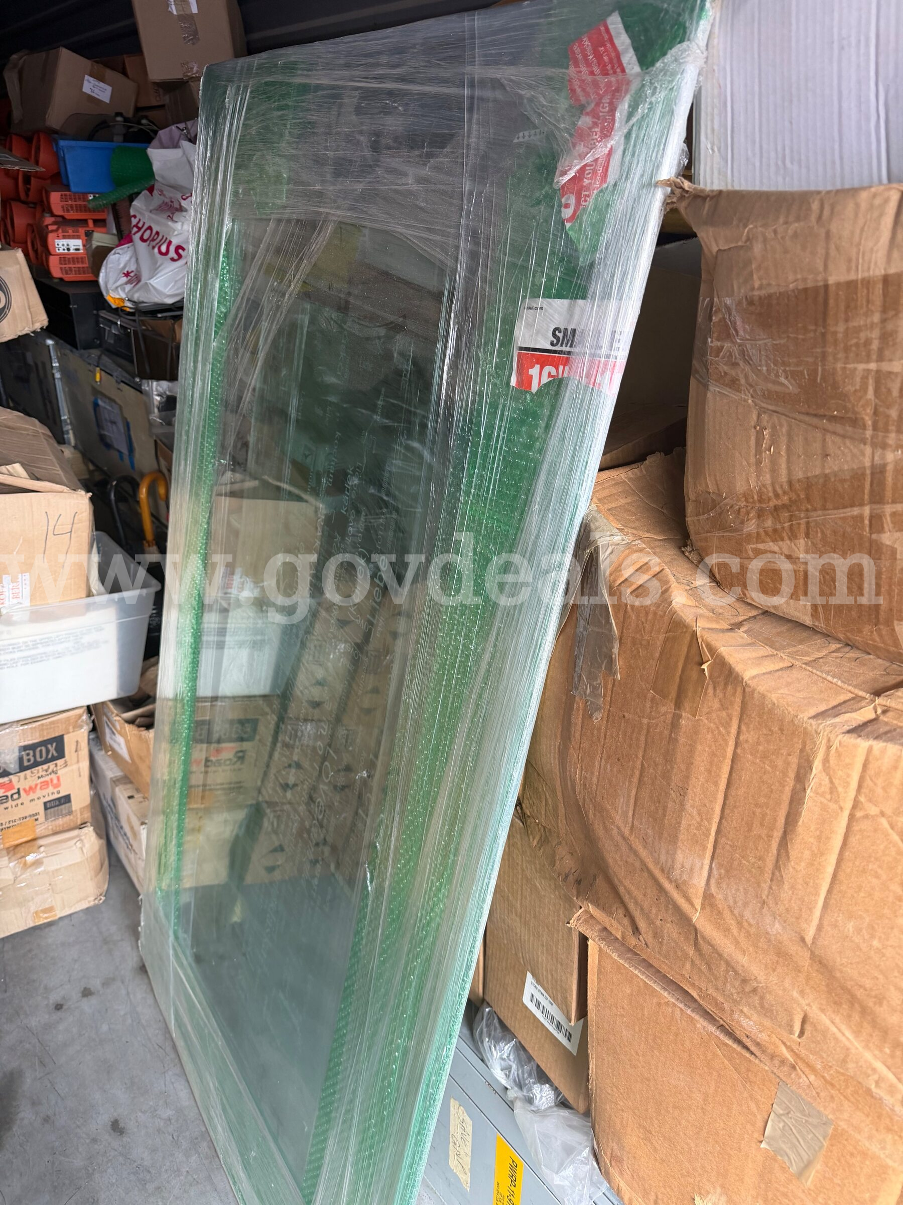 1(ONE) BIG GLASS TOP  SIZE 72" x 41" x 0.8" CONDITIONS MINT COLOR CLEAR   Government Surplus Auction - Photo #2