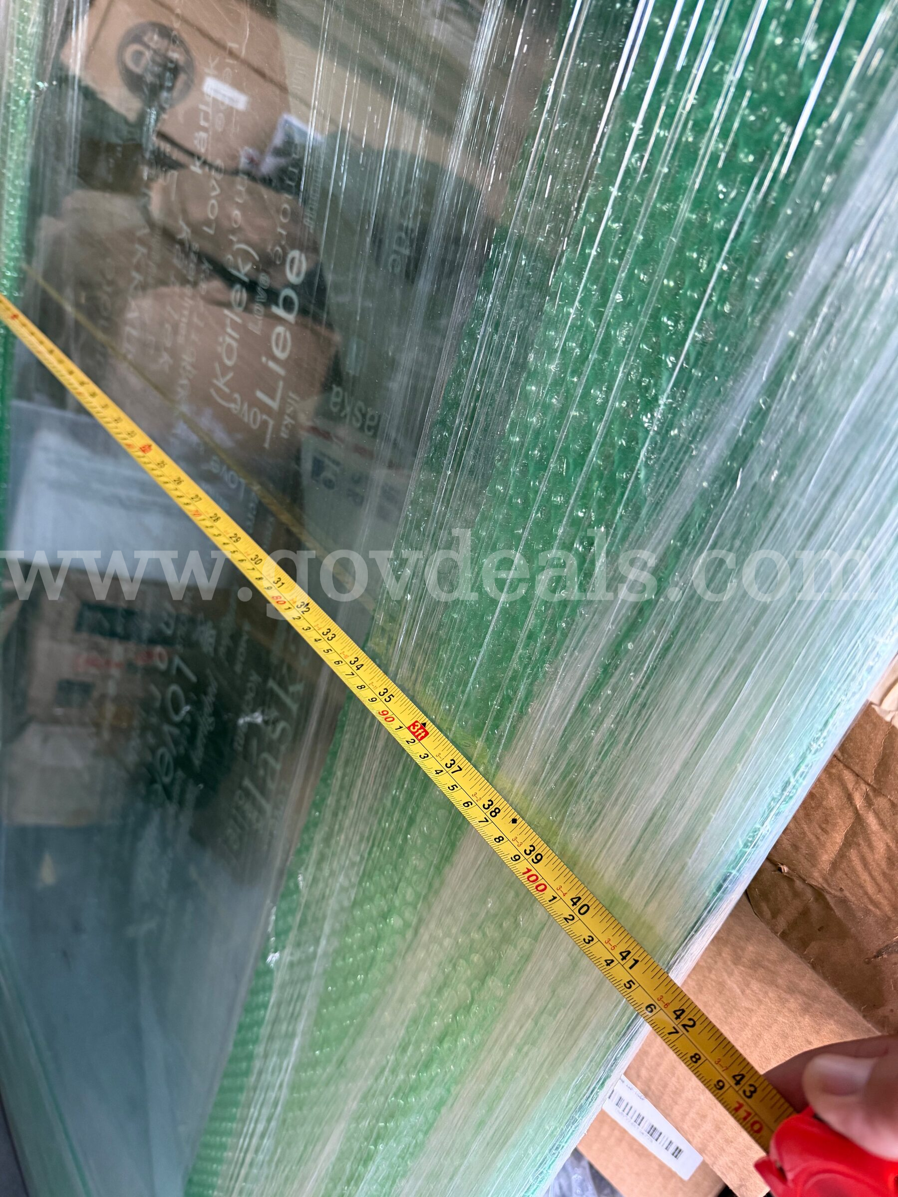 1(ONE) BIG GLASS TOP  SIZE 72" x 41" x 0.8" CONDITIONS MINT COLOR CLEAR   Government Surplus Auction - Photo #5