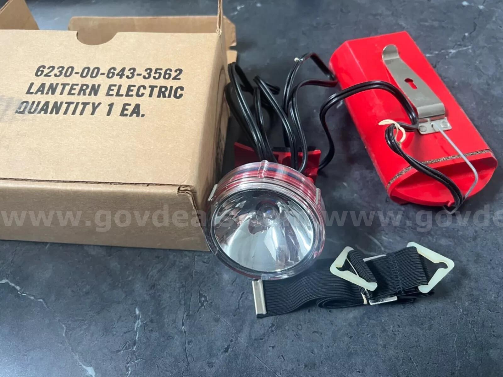 ELECTRIC LANTERN UNISEX HEADLAMP MINER MILITARY 6230-00-643-3562 NEW IN BOX *CAN SHIP*