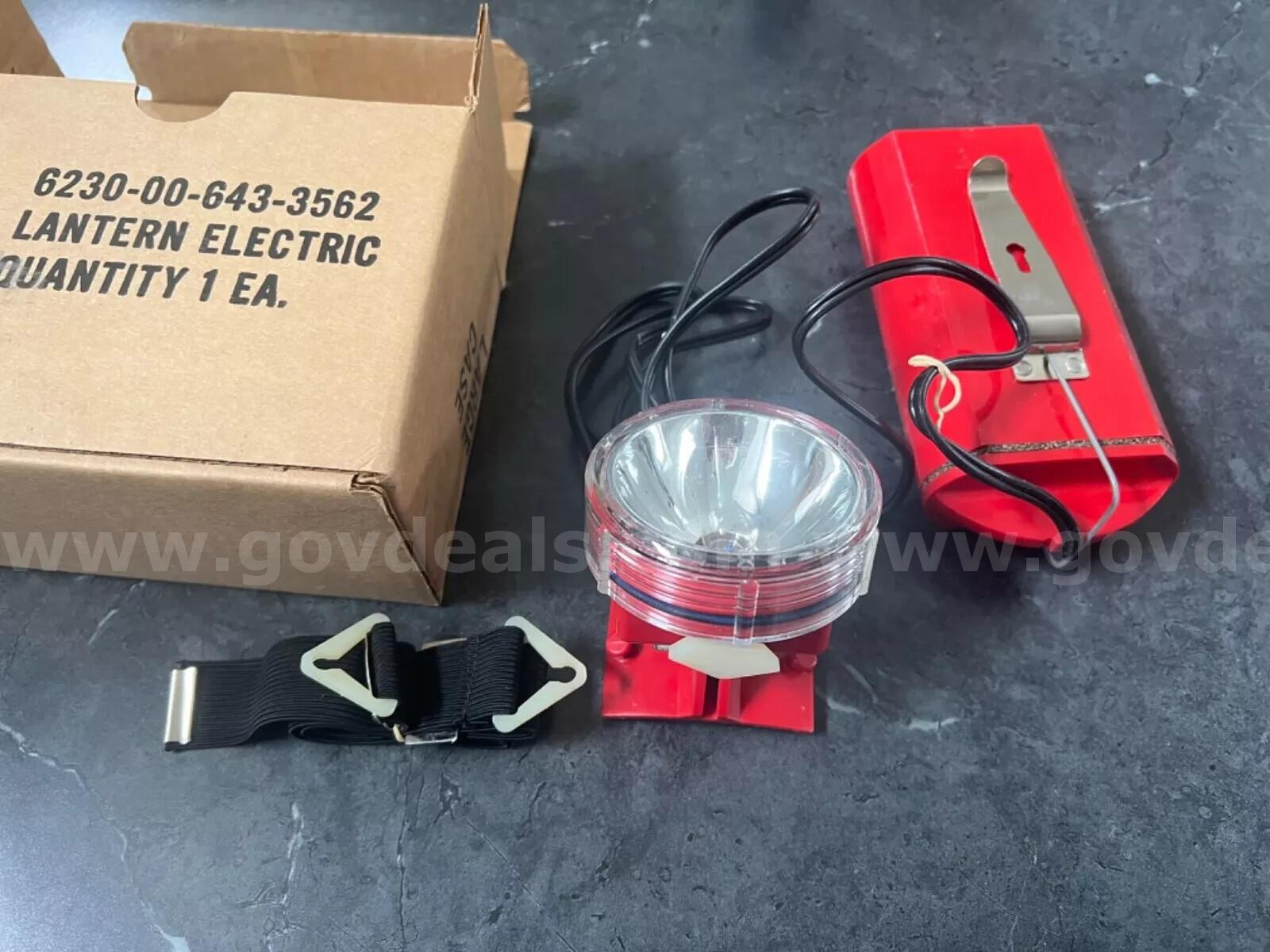 ELECTRIC LANTERN UNISEX HEADLAMP MINER MILITARY 6230-00-643-3562 NEW IN BOX *CAN SHIP*