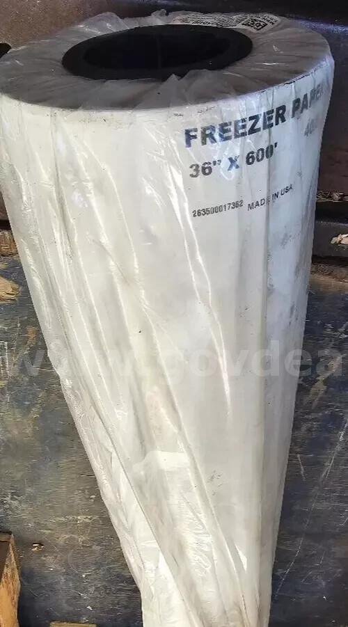 KRAFT FREEZER PAPER 36"X600'40/5 Roll Restaurant Kitchen Bar Cooking MADE IN USA  X600 Government Surplus Auction - Photo #4
