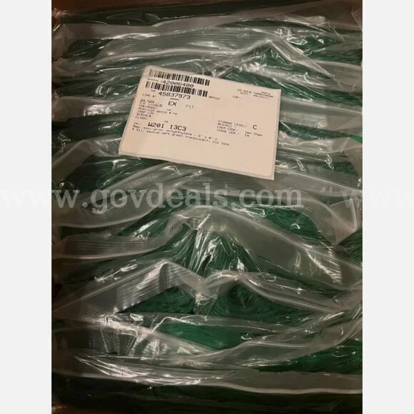 INDUSTRIAL HEAVY DUTY Ontrak zipperlock bags size 5"x8"x4 mil Green 100 pcs *WILL SHIP*  100 Government Surplus Auction - Photo #2