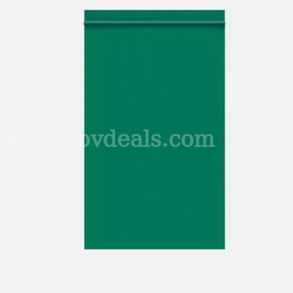 INDUSTRIAL HEAVY DUTY Ontrak zipperlock bags size 5"x8"x4 mil Green 100 pcs *WILL SHIP*  100 Government Surplus Auction - Photo #3