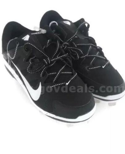 RARE/Nike Air Hyperdiamond Pro..Black/ White 684693-010 Softball Cleats..Size:13 NEW*WILL SHIP*  010 Government Surplus Auction - Photo #4