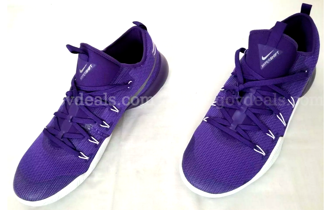 Nike Zoom Hypershift Basketball Shoes 856488-551 Men's Size 16.5 Purple White NEW *WILL SHIP*   Government Surplus Auction - Photo #5