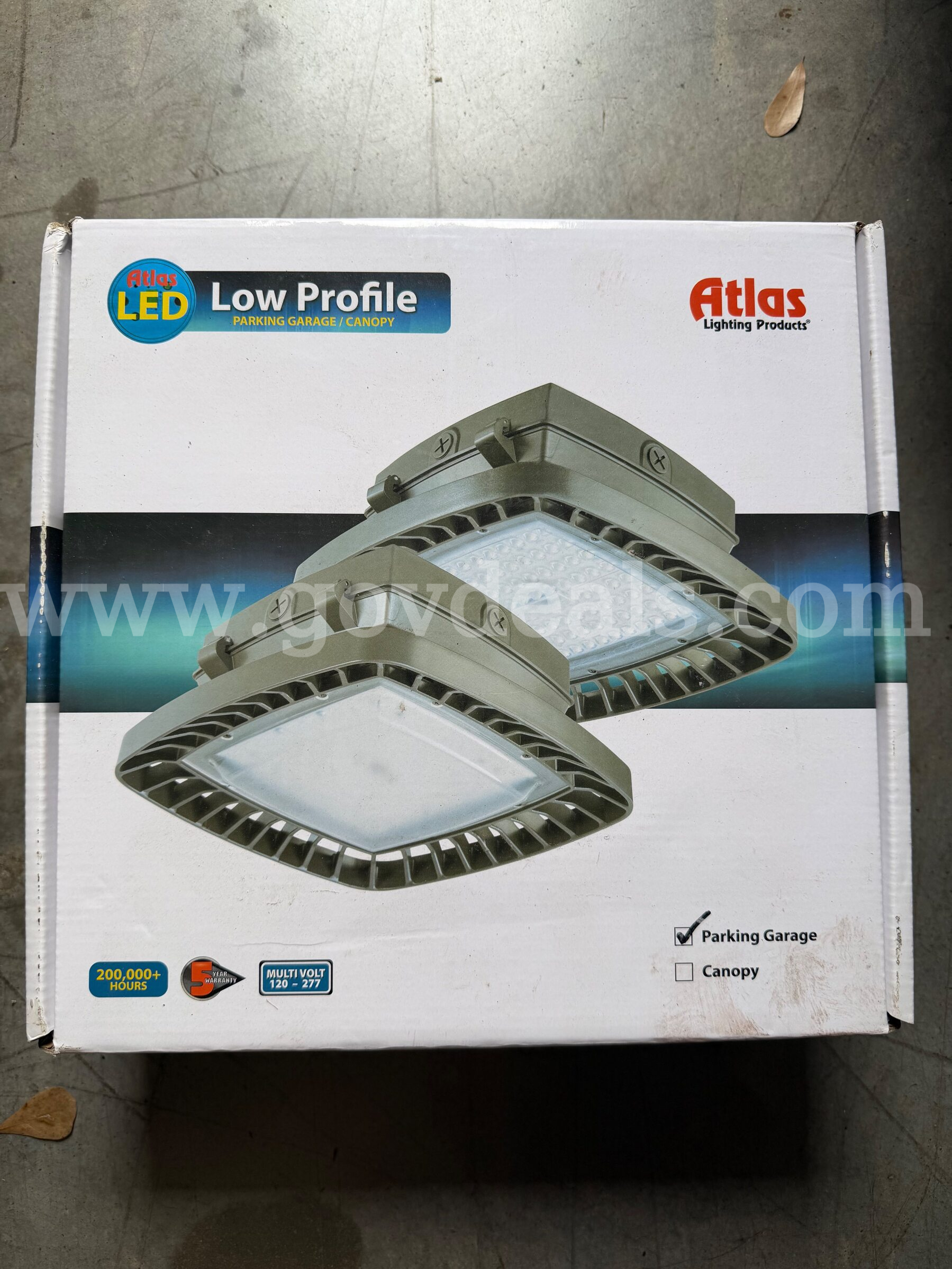 Atlas led light 120-277 V Model PGM25LED 25 W LED GARAGE *WILL SHIP*