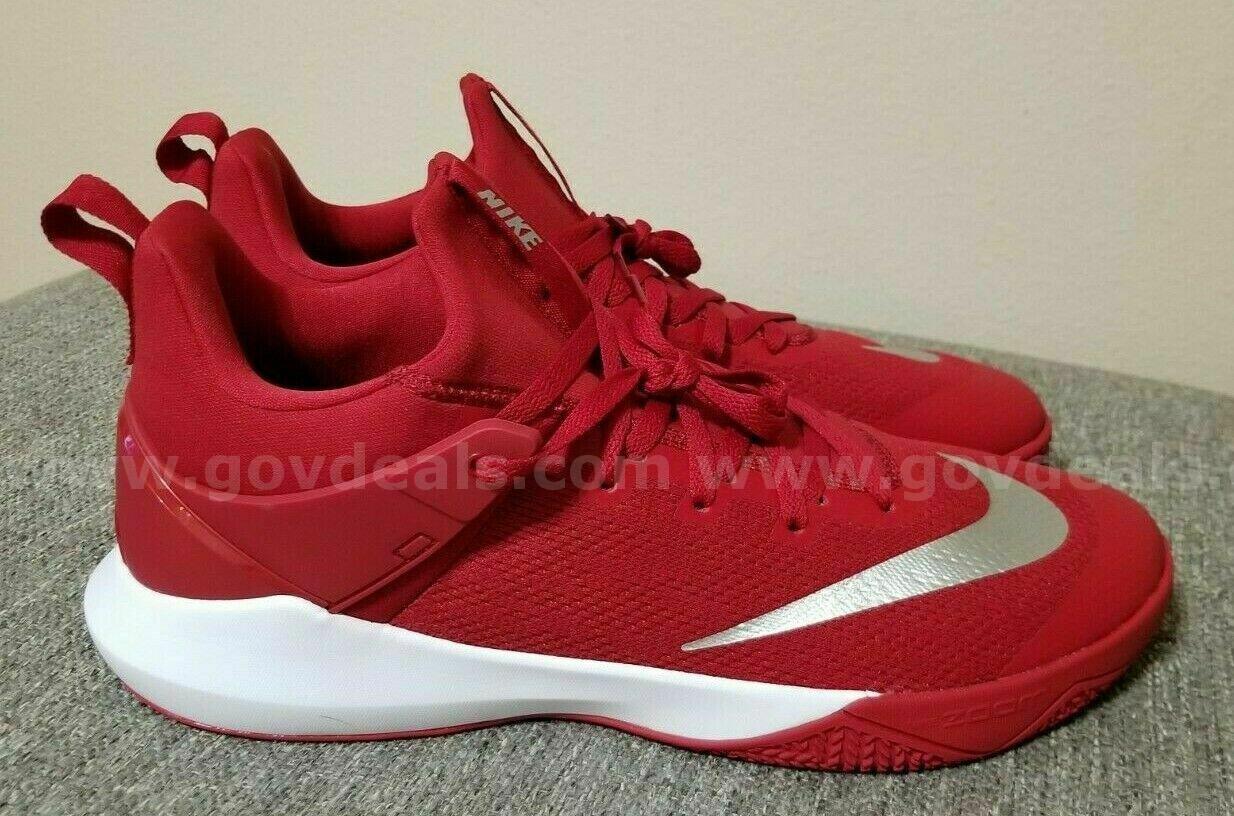 RARE/ NIKE ZOOM SHIFT MEN'S BASKETBALL SHOES 942802-602 SIZE 14.5 DARK RED ,NEW *WILL SHIP*   Government Surplus Auction - Photo #5
