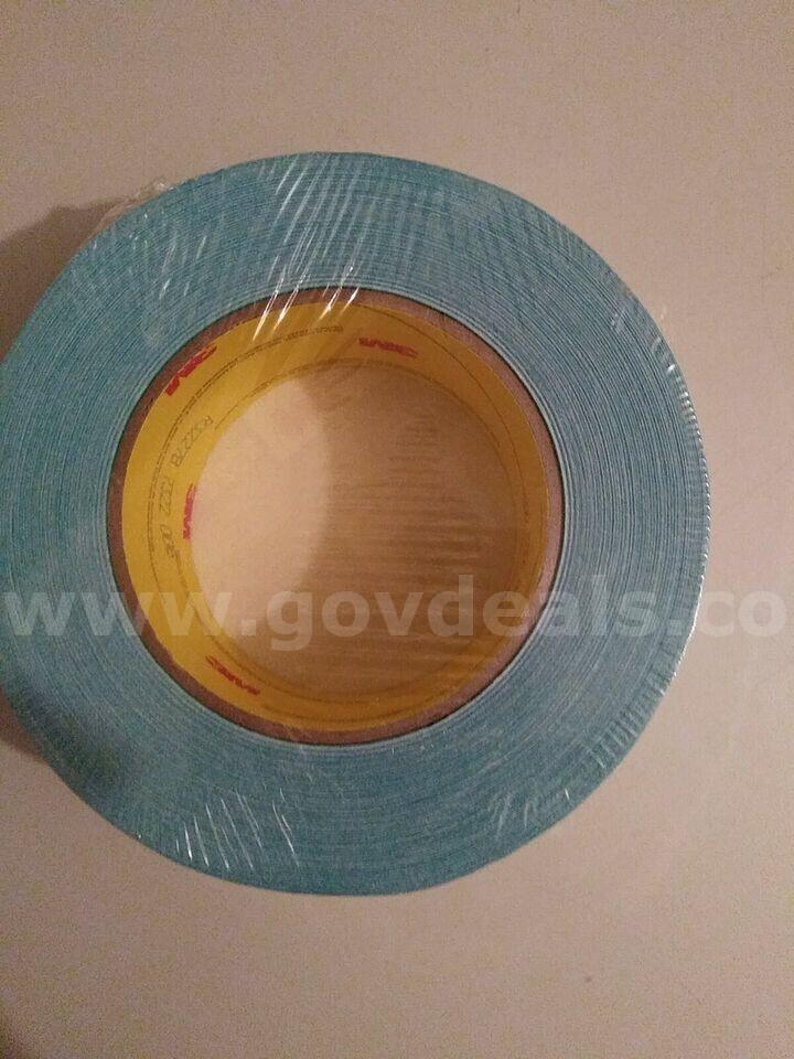 3M™ Repulpable Web Processing Double Coated Tape R3227 BLUE 1.88 IN/PO X 60 YD *CAN SHIP*  R3227 Government Surplus Auction - Photo #2