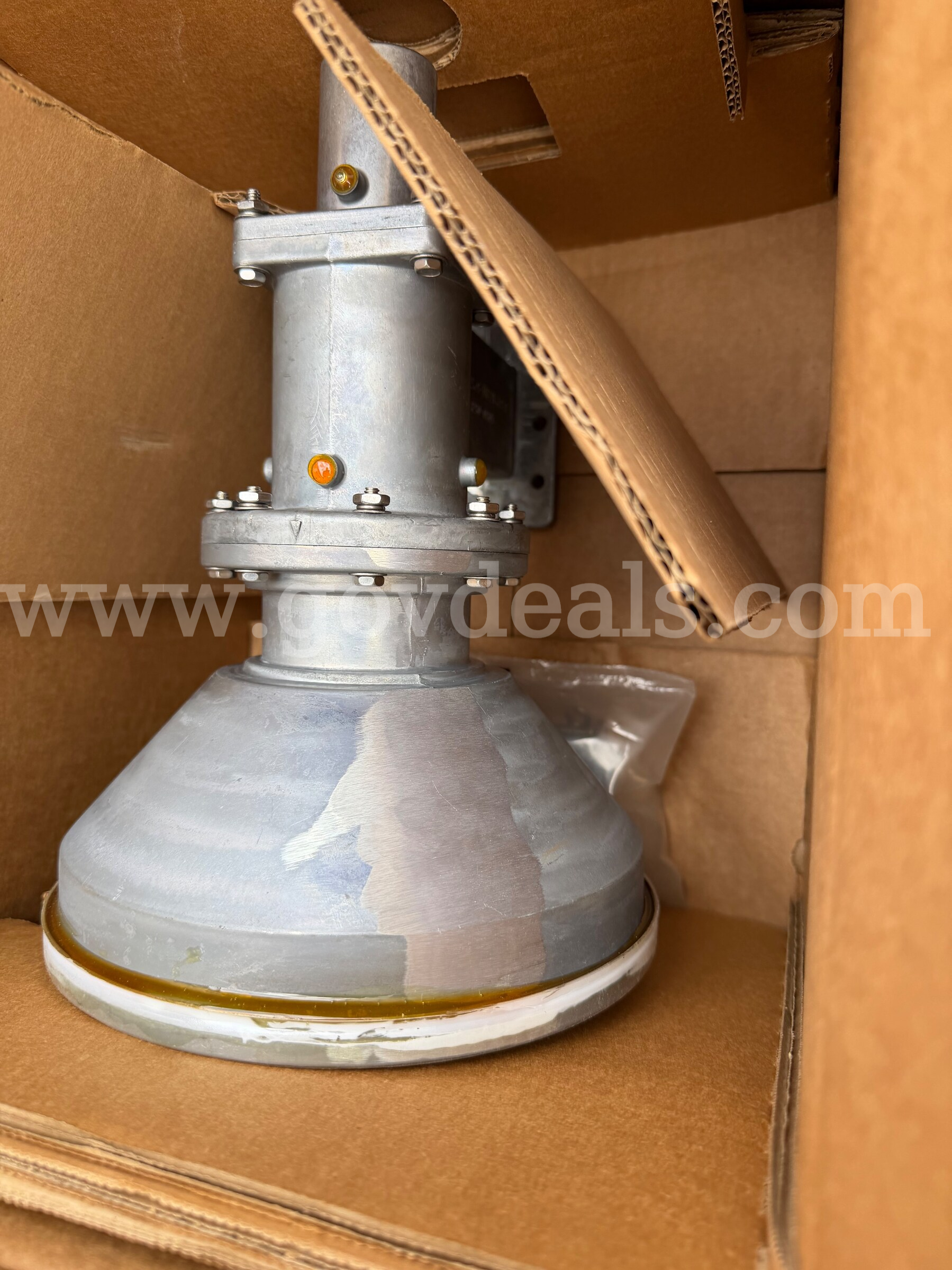 PRODELIN GENERAL DYNAMICS SATCOM TECHNOLOGIES RT C-BAND FEED ASSY X-POL 800 MHZ TYPE N 0800-2441 *WILL SHIP*  800 Government Surplus Auction - Photo #2