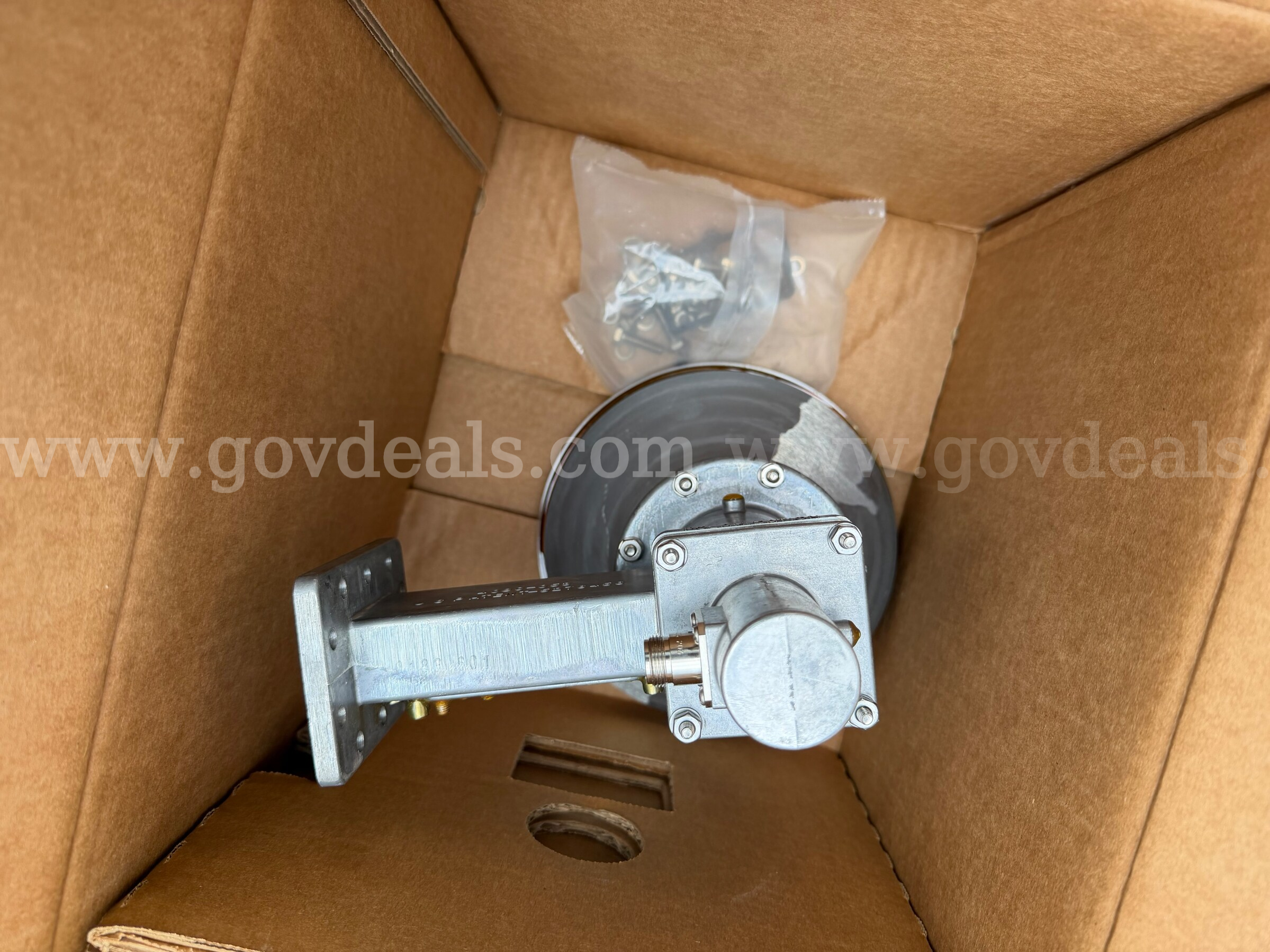 PRODELIN GENERAL DYNAMICS SATCOM TECHNOLOGIES RT C-BAND FEED ASSY X-POL 800 MHZ TYPE N 0800-2441 *WILL SHIP*  800 Government Surplus Auction - Photo #4