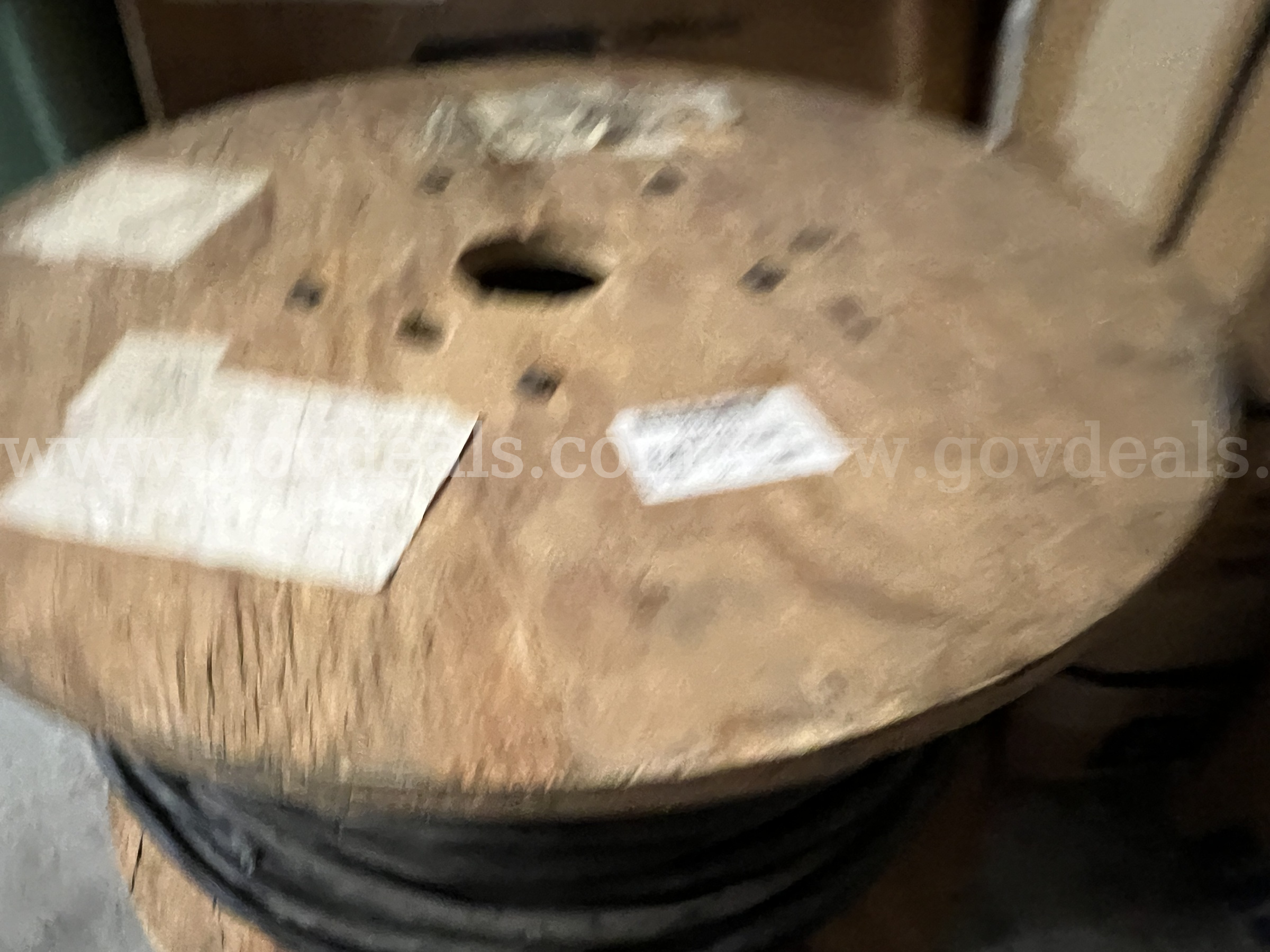 COPPER NEW WIRE SPOOL BIG SIZE / HEAVY WEIGHT   Government Surplus Auction - Photo #5