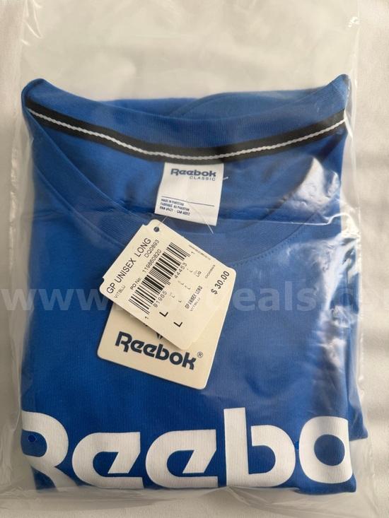 REEBOK GP UNISEX LONG VITBLU SHORT SLEEVE TEE #DQ0893 Mens SIZE: LARGE NWT $30 *WILL SHIP*  DQ0893 Government Surplus Auction - Photo #3