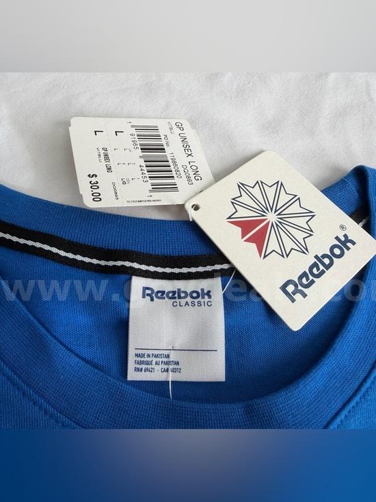 REEBOK GP UNISEX LONG VITBLU SHORT SLEEVE TEE #DQ0893 Mens SIZE: LARGE NWT $30 *WILL SHIP*  DQ0893 Government Surplus Auction - Photo #6