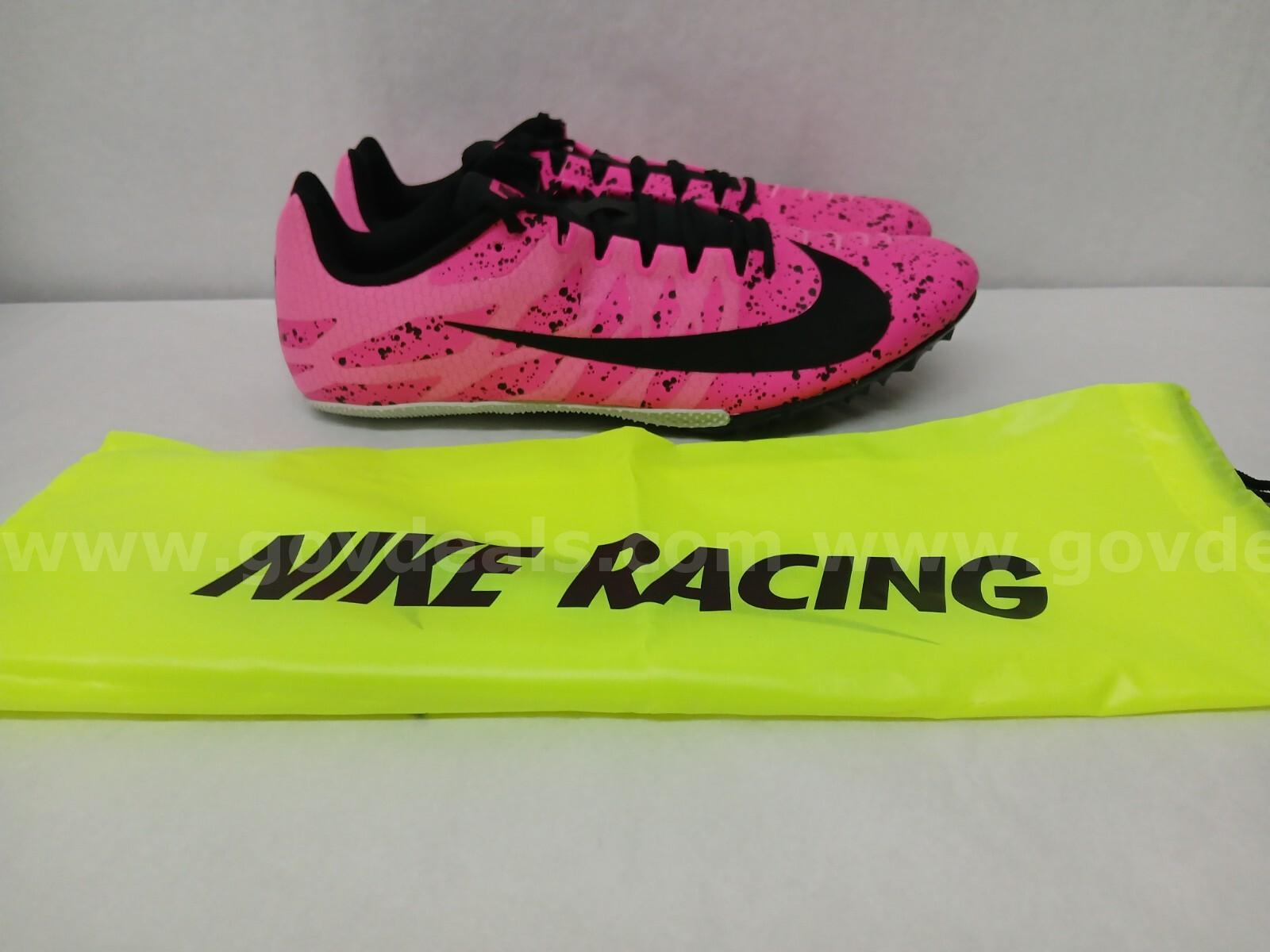 Nike Men's Zoom Rival S 9 Track Running Shoes NO SPIKES 907564-603 Pink SIZE 13 NEW *WILL SHIP*   Government Surplus Auction - Primary Photo