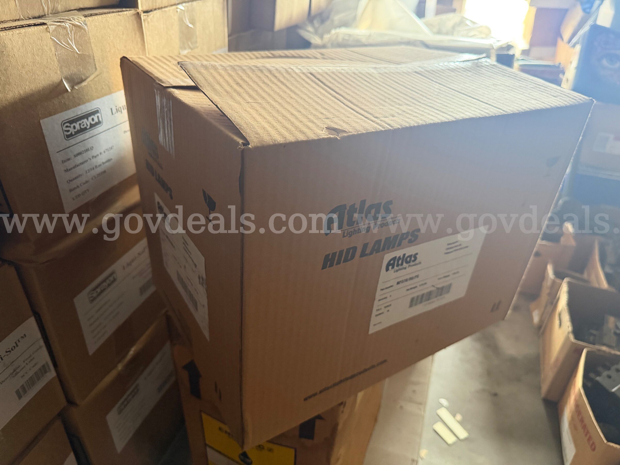 CASE OF 6 COMMERCIAL "ATLAS" HID LAMPS LIGHTNING PRODUCTS 320W PULSE START LAMP MP320/BU/PS  *WILL SHIP*