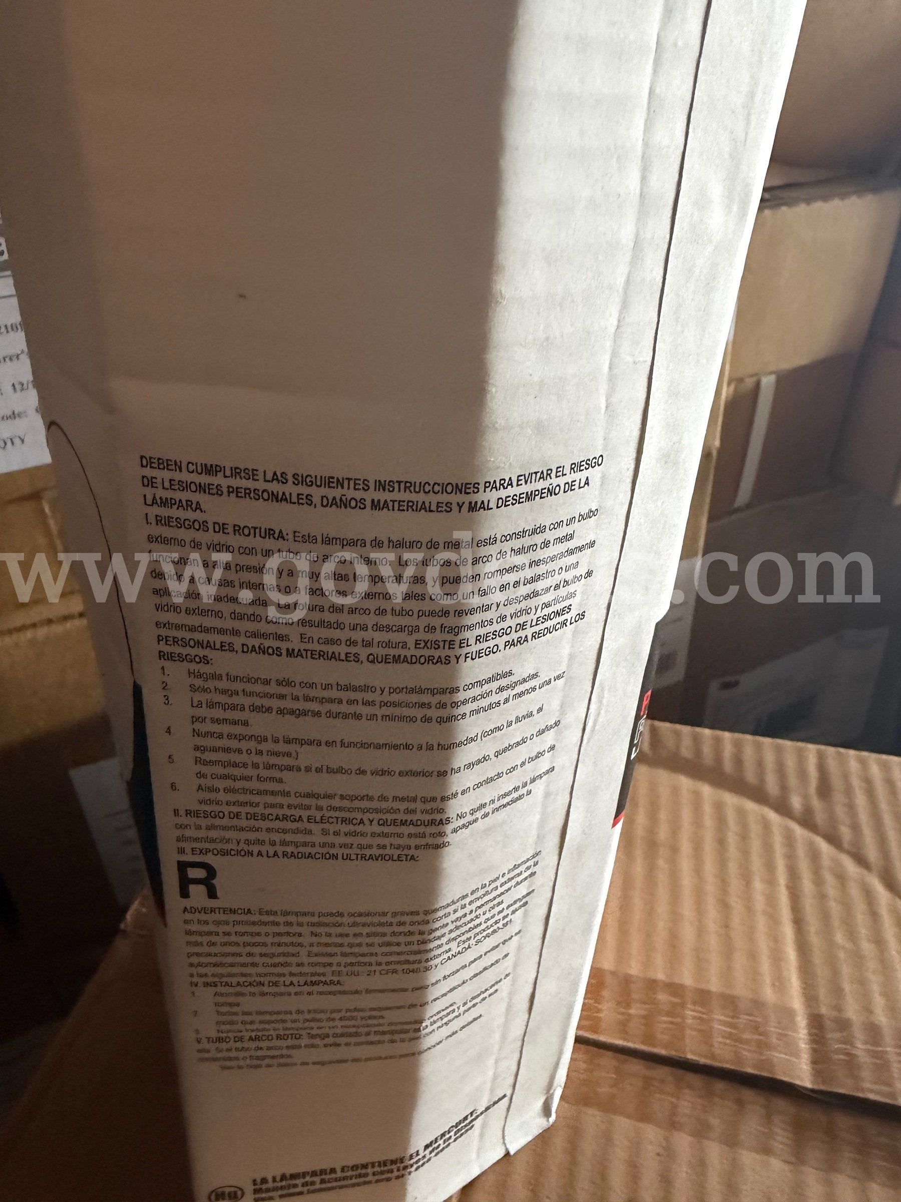 CASE OF 6 COMMERCIAL "ATLAS" HID LAMPS LIGHTNING PRODUCTS 320W PULSE START LAMP MP320/BU/PS  *WILL SHIP* Case 320W Government Surplus Auction - Photo #6