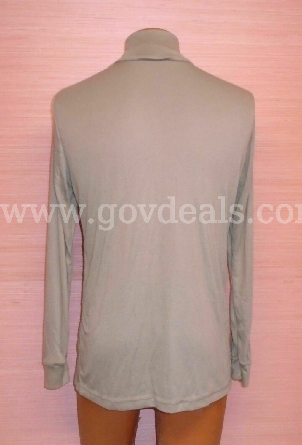 US Military Men's Lightweight Cold Weather Undershirt L Polypro Brown NEW/SEALED*CAN SHIP*   Government Surplus Auction - Photo #2