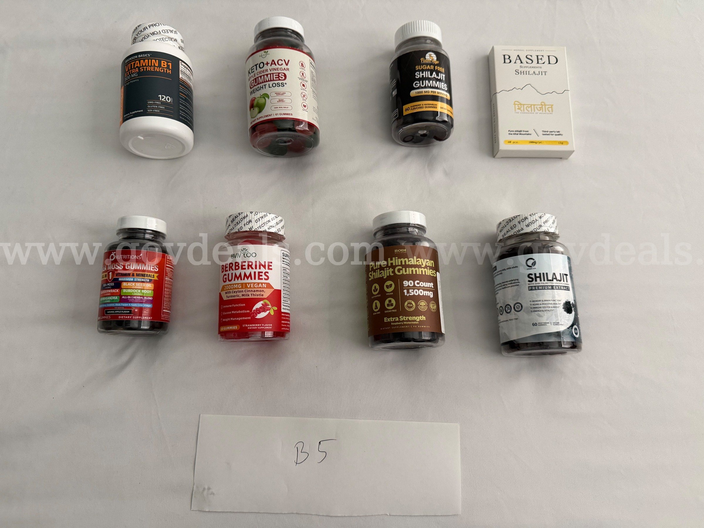 LOT OF 8 ASSORTED VITAMINS PILLS FACTORY SEALED EXP.2026 *WILL SHIP* B5   Government Surplus Auction - Photo #2