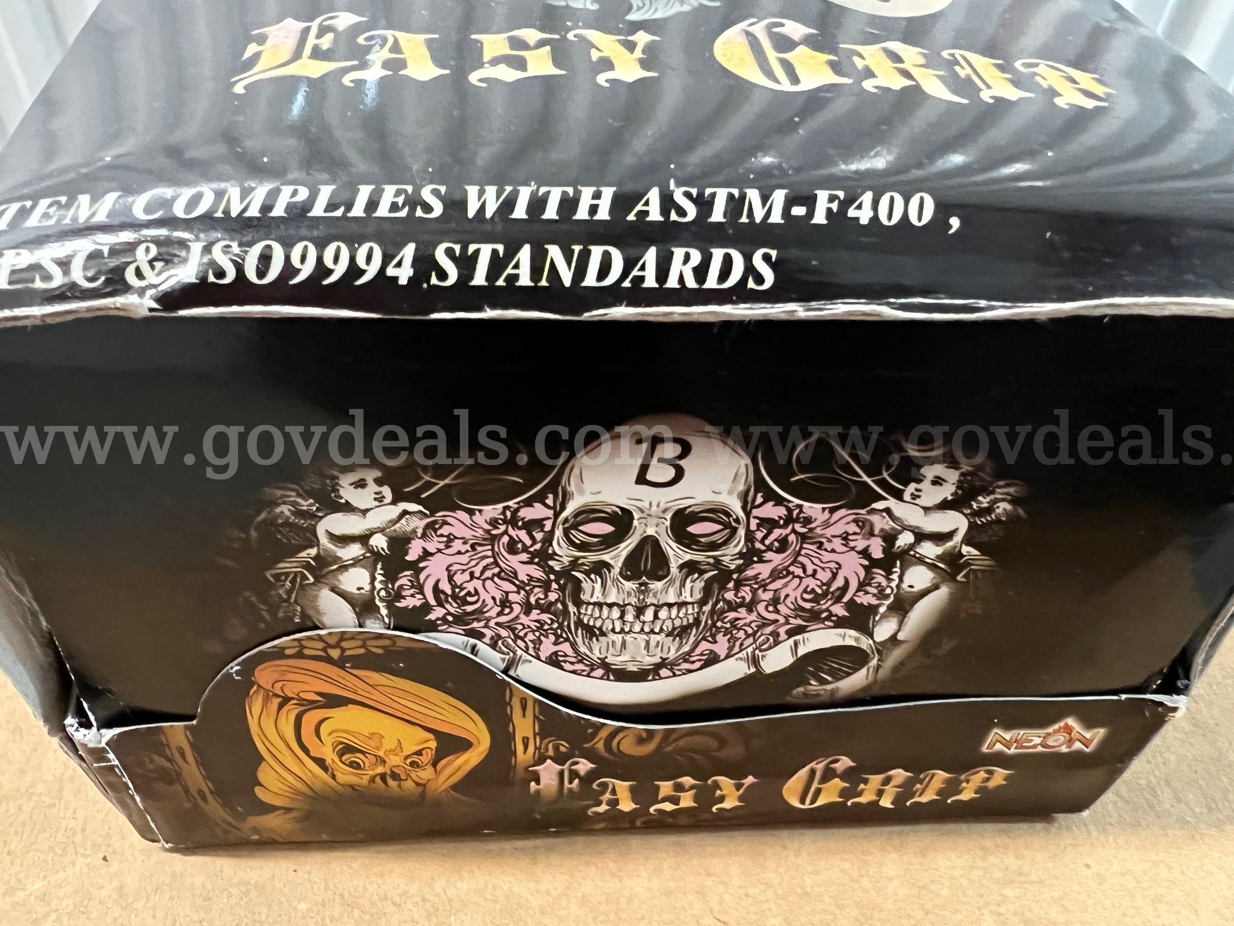 BOX OF 40 REUSABLE NEON GAS LIGHTERS EASY GRIP Lighter -Tattoo Classic FULL SIZE Large,NEW  *WILL SHIP*   Government Surplus Auction - Photo #5